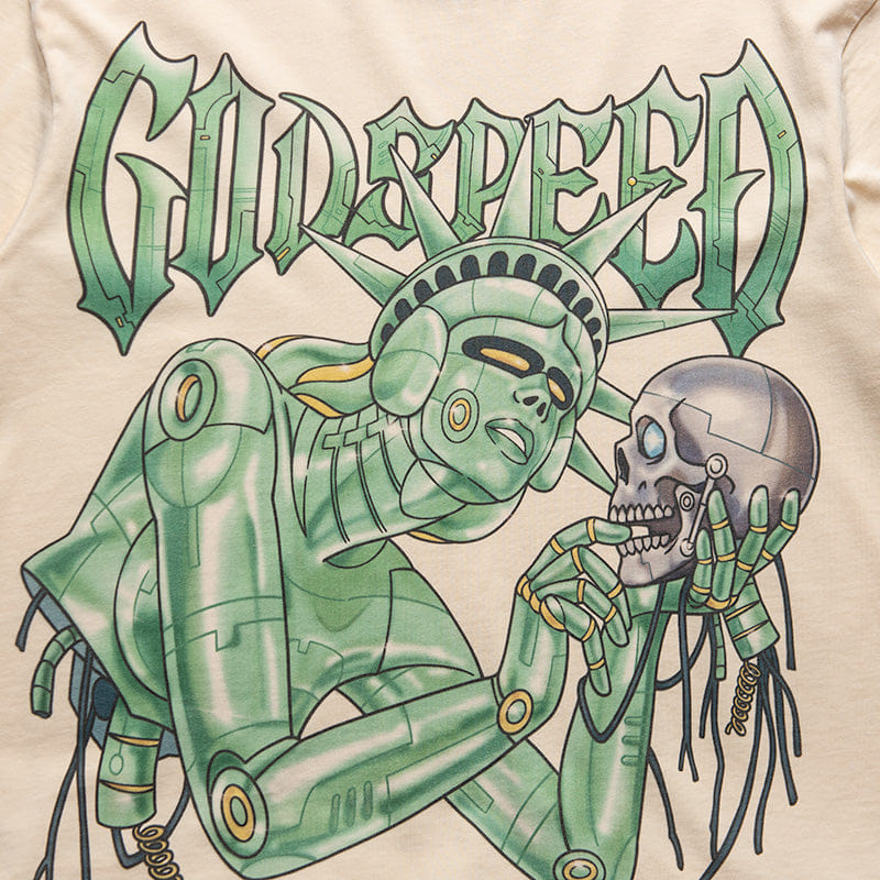 Godspeed New York Freedoms Protocol Tee - Bone