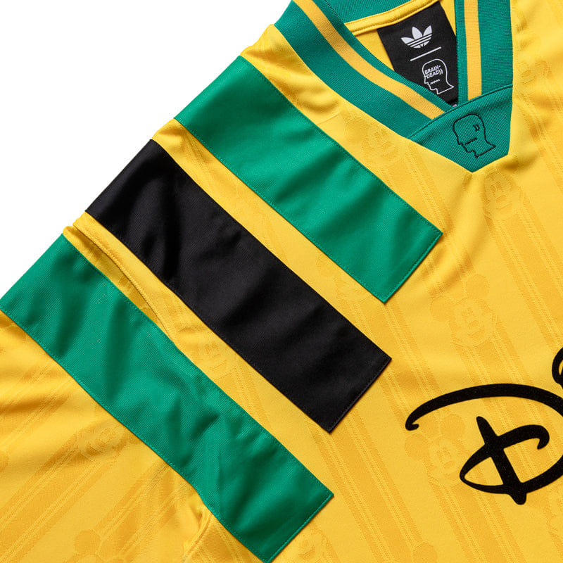 adidas Brain Dead x Disney x Adidas Football Jersey - Bold Gold