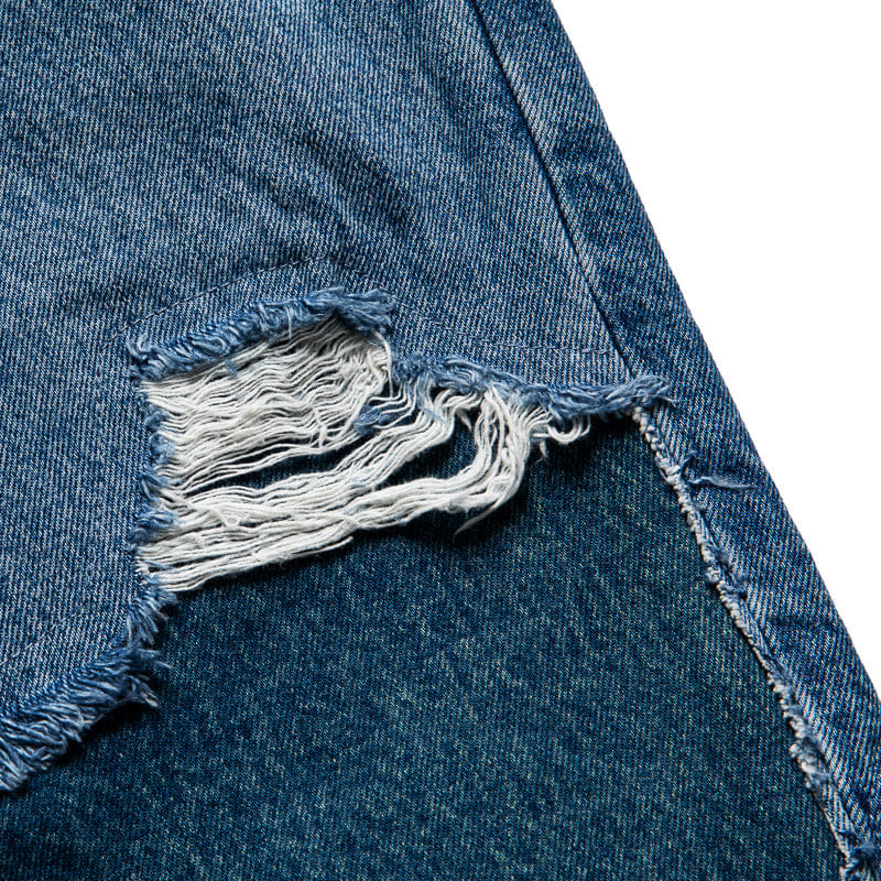 Ice Cream Hoodsie Jean Shorts - Blue Melt