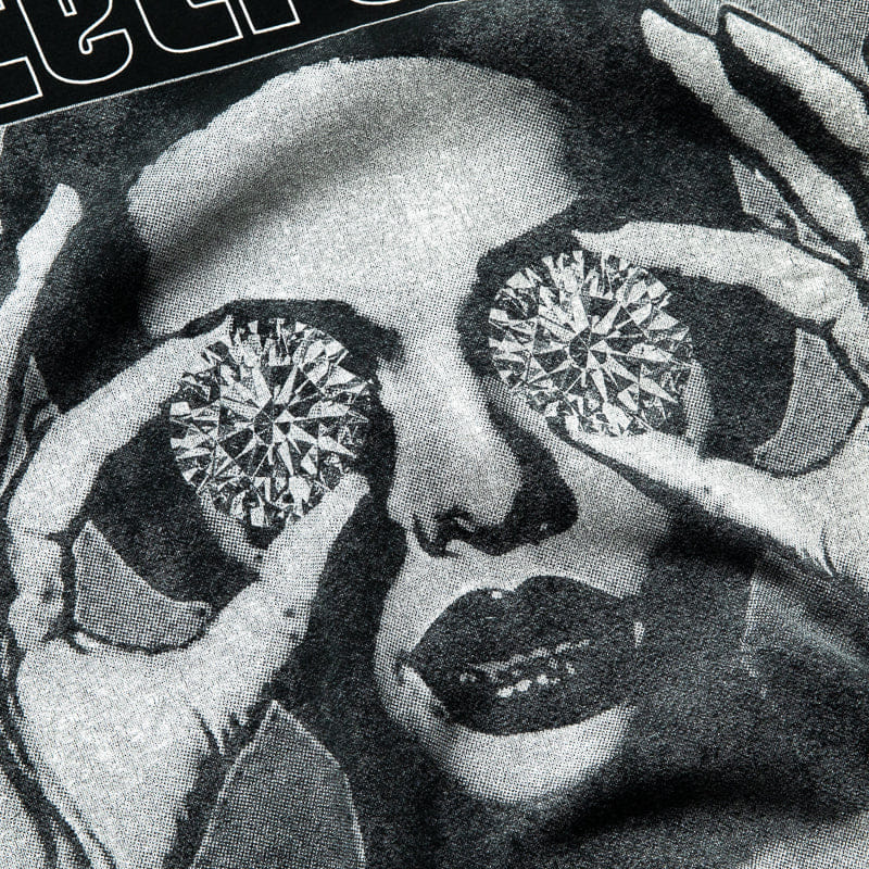 Ice Cream These Eyes Knit Tee - Jet Set