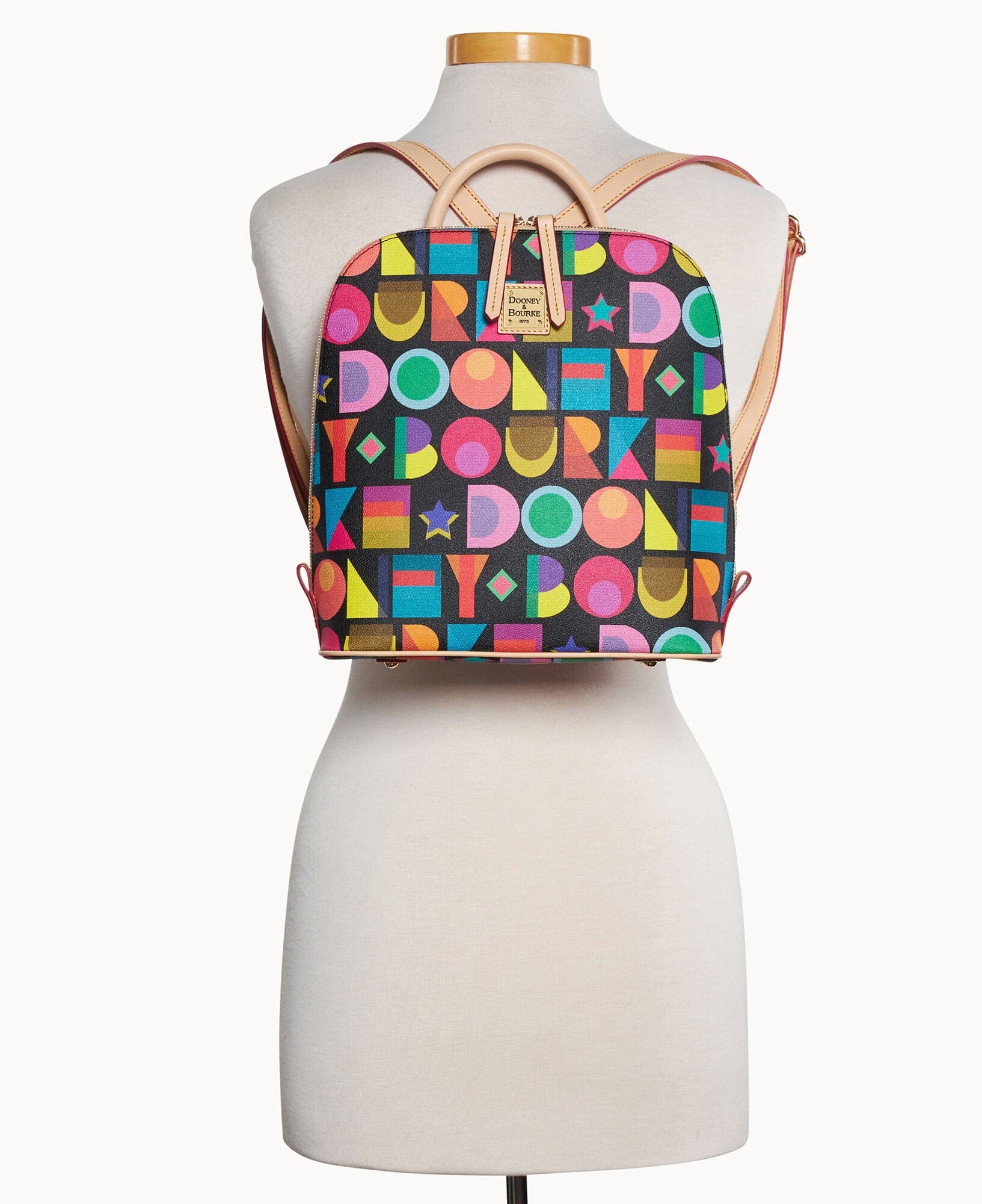 Dooney & Bourke Art Deco Zip Pod Backpack