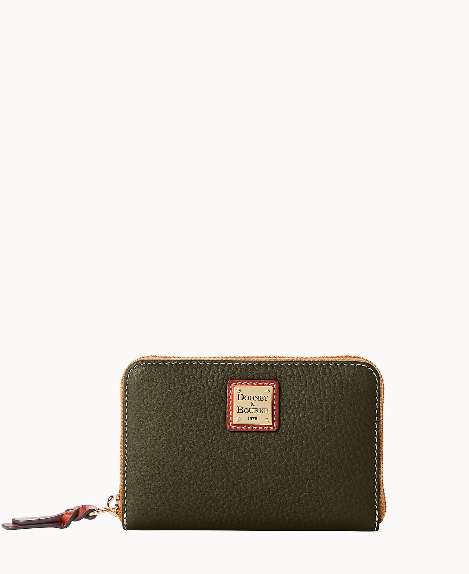 Dooney & Bourke Pebble Grain Medium Zip Around Wallet
