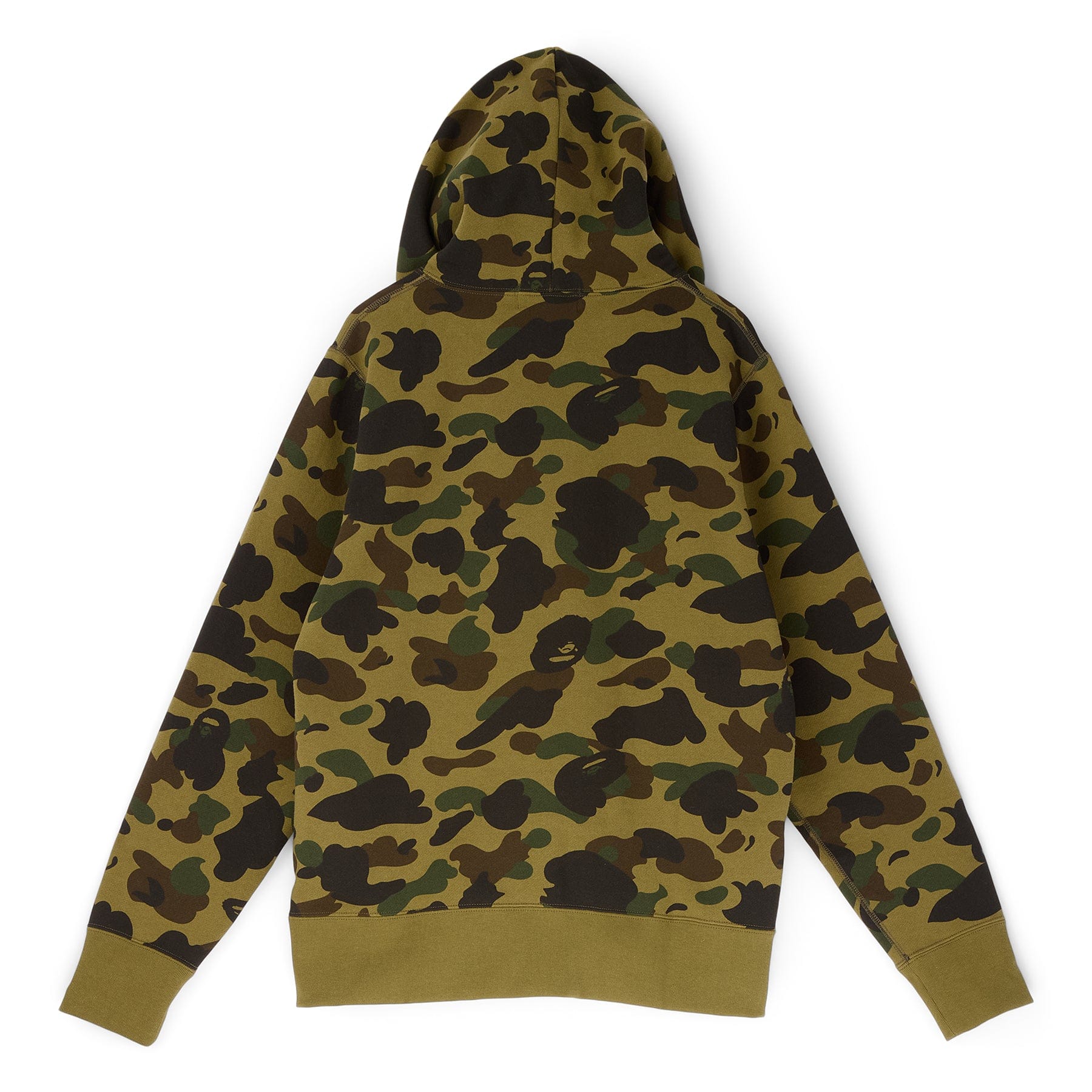 BAPE A Bathing Ape 1ST Camo Bape Pullover Hoodie (Green)