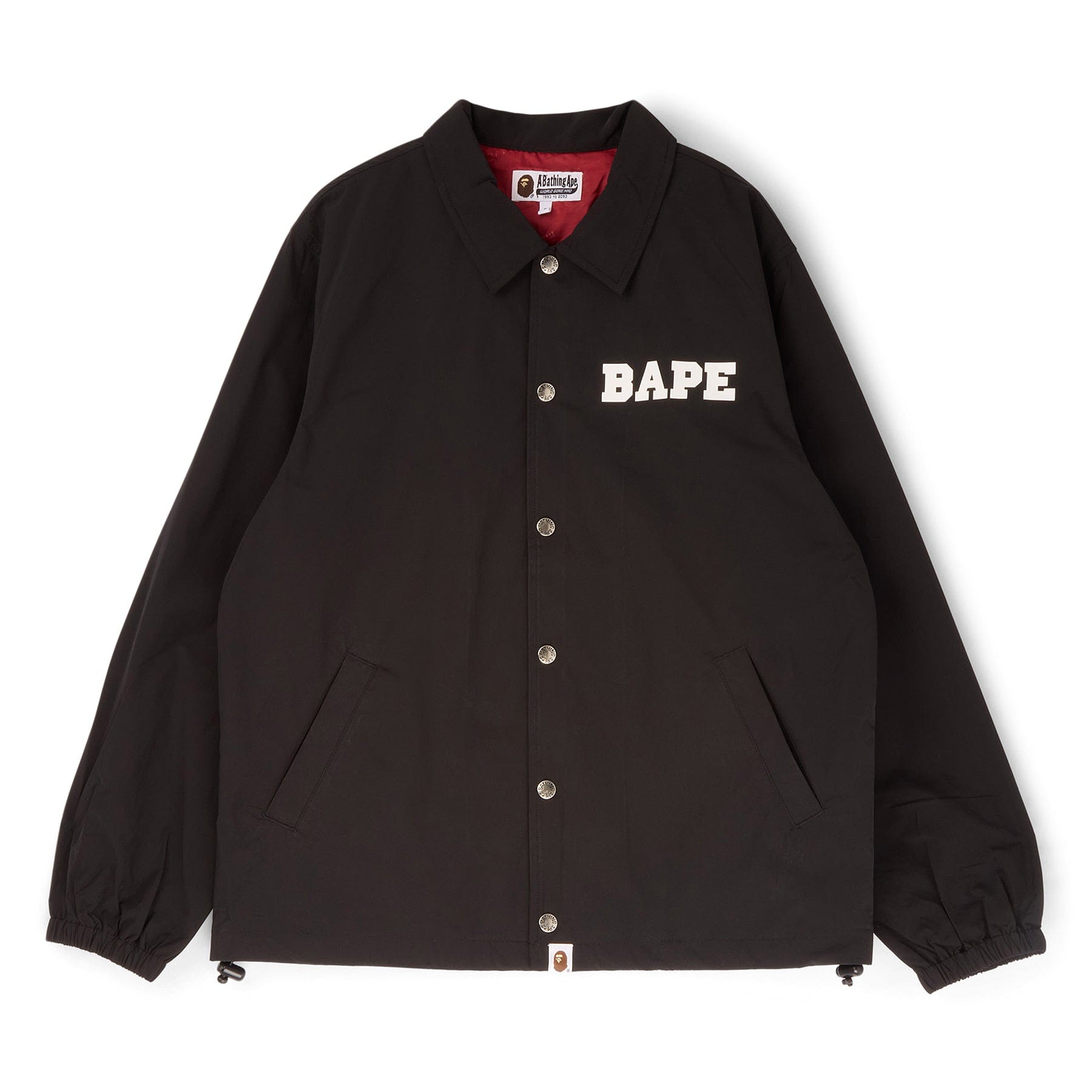 BAPE A Bathing Ape College Coach Jacket (Black)