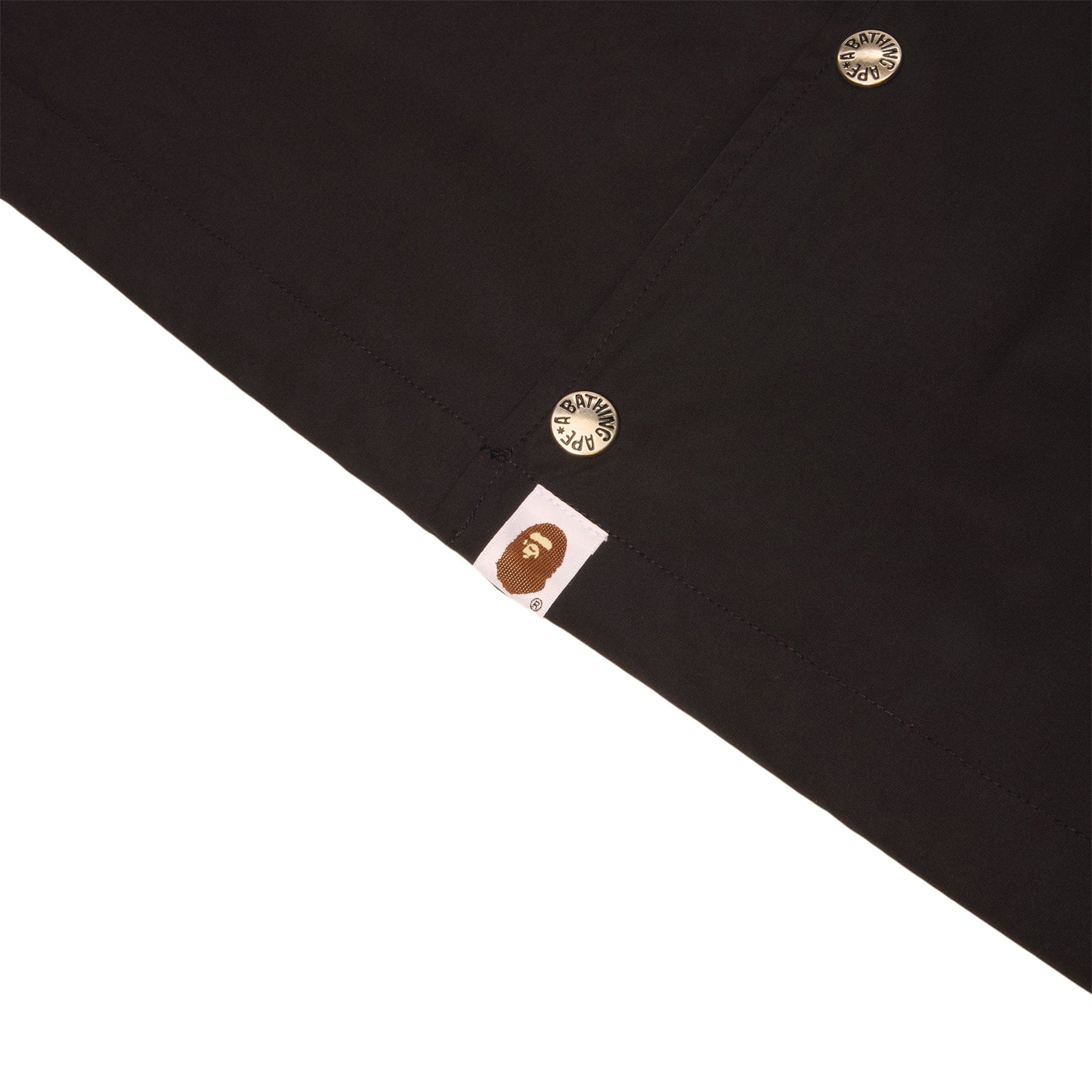 BAPE A Bathing Ape College Coach Jacket (Black)