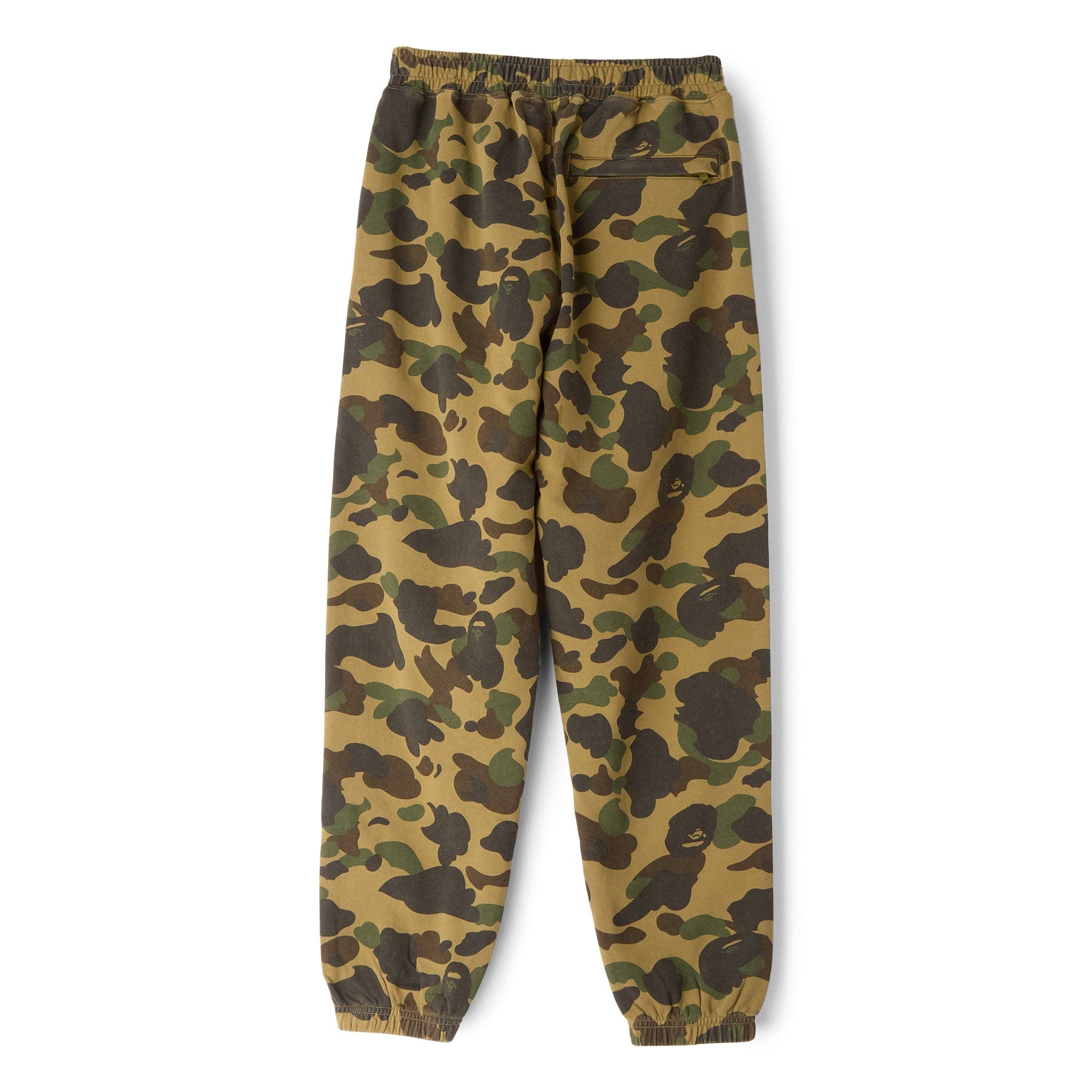 BAPE A Bathing Ape 1ST Camo One Point Relaxed Fit Sweat Pants (Green)