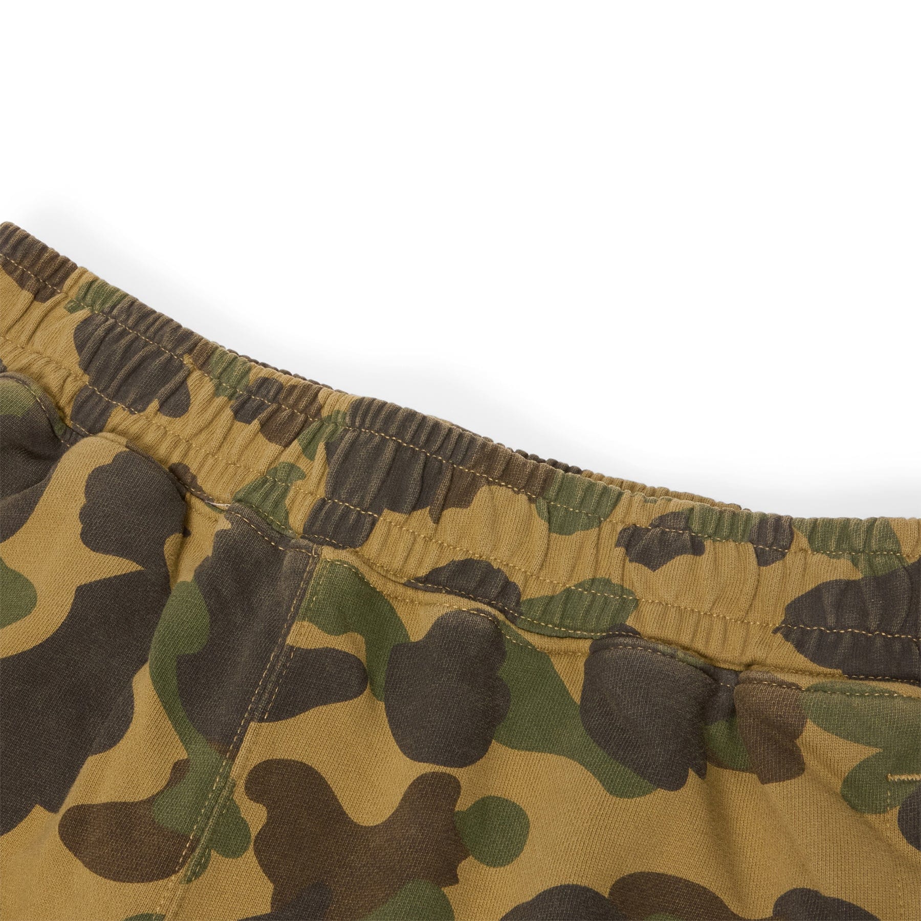 BAPE A Bathing Ape 1ST Camo One Point Relaxed Fit Sweat Pants (Green)