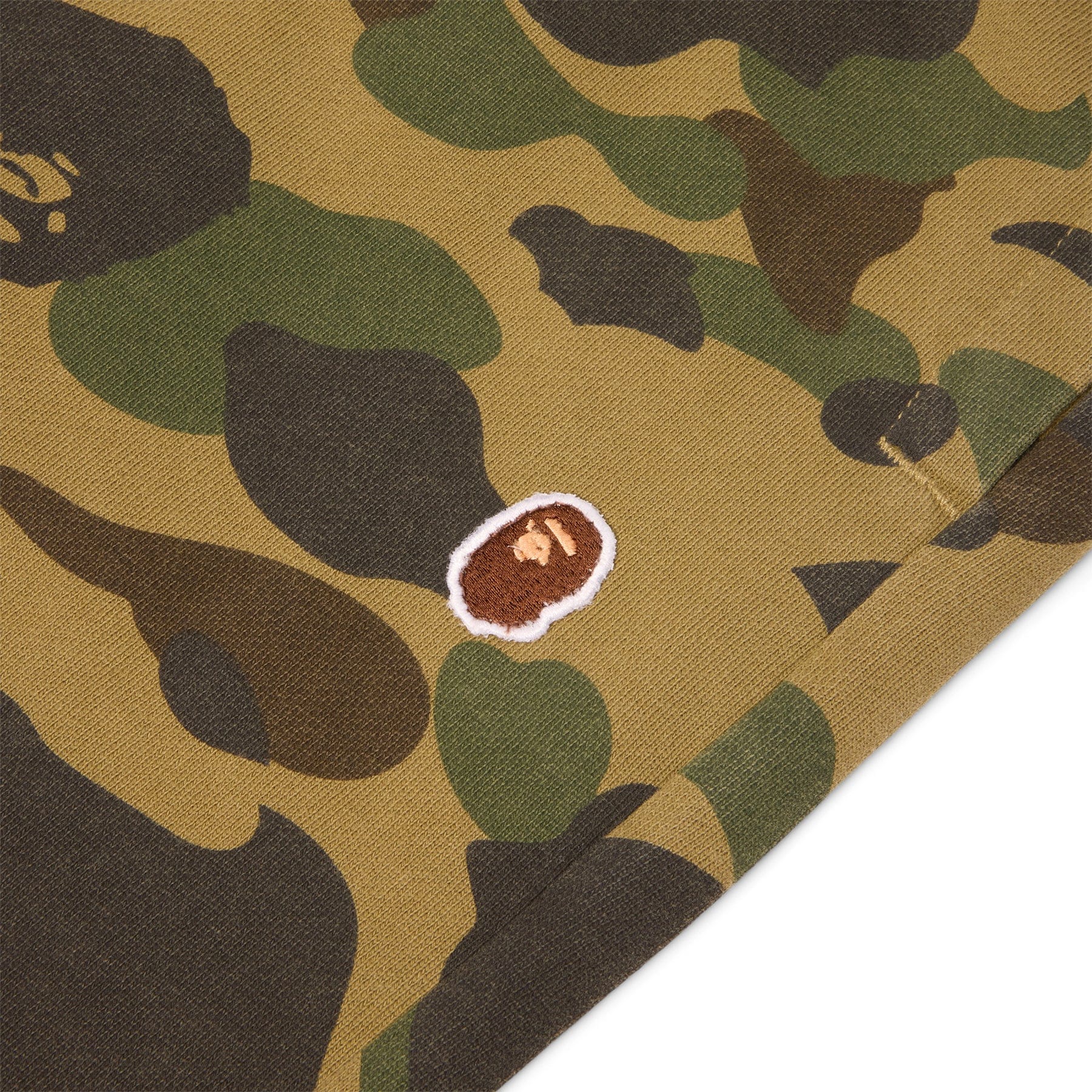 BAPE A Bathing Ape 1ST Camo One Point Relaxed Fit Sweat Pants (Green)