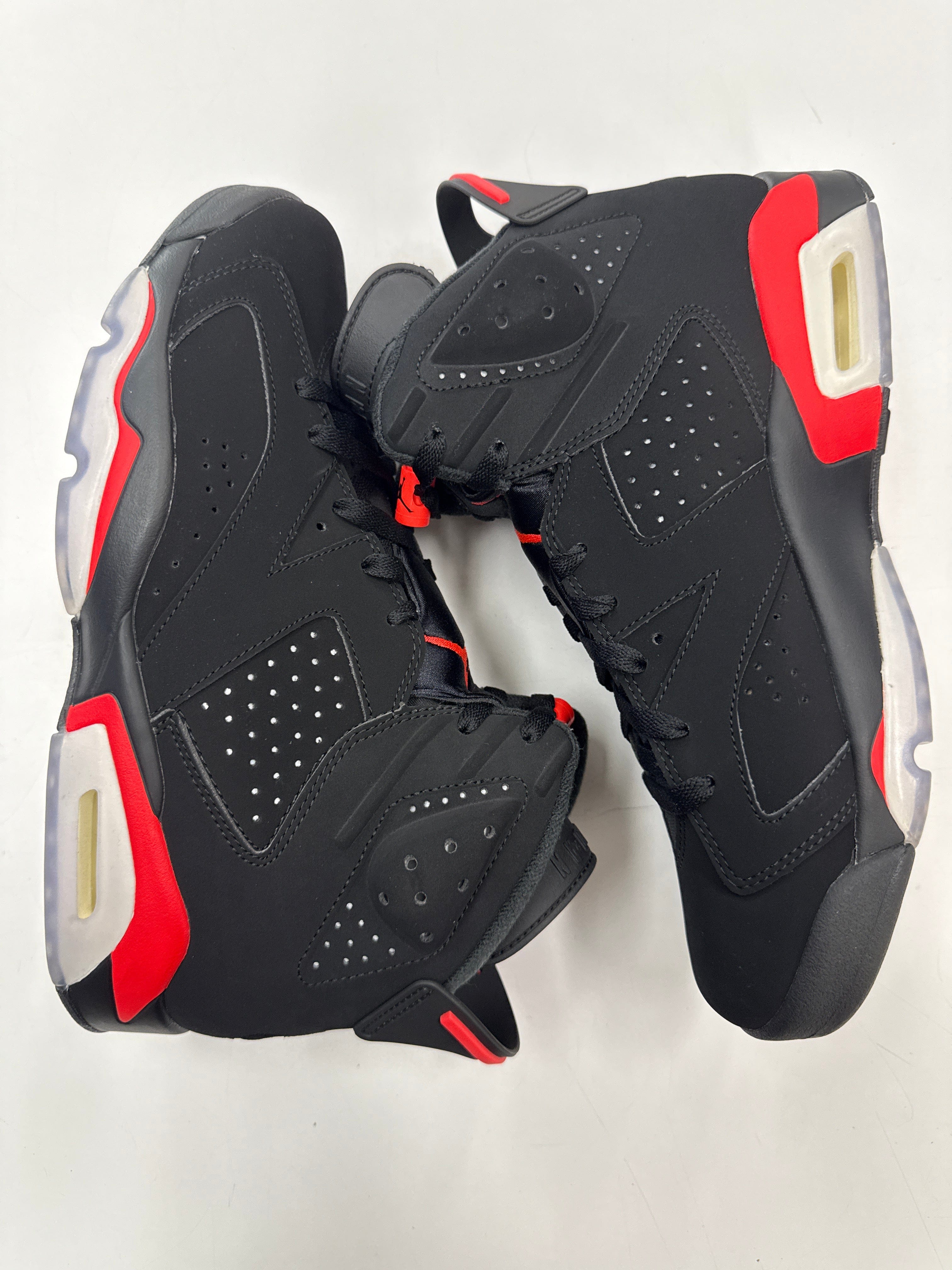 AIR JORDAN 6 BLACK INFRARED 2019 - SIZE 9.5 (WORN)