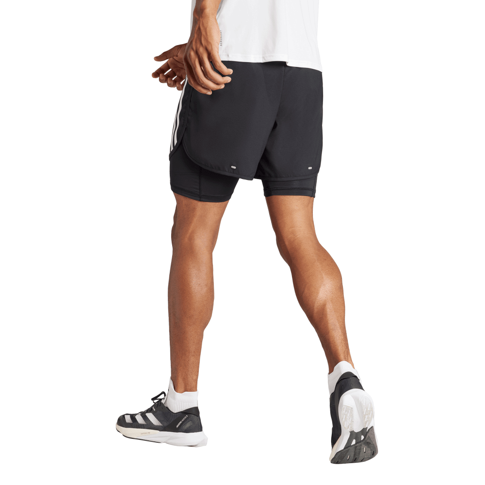 adidas Own The Run 3-Stripes 2-in-1 Men's Shorts