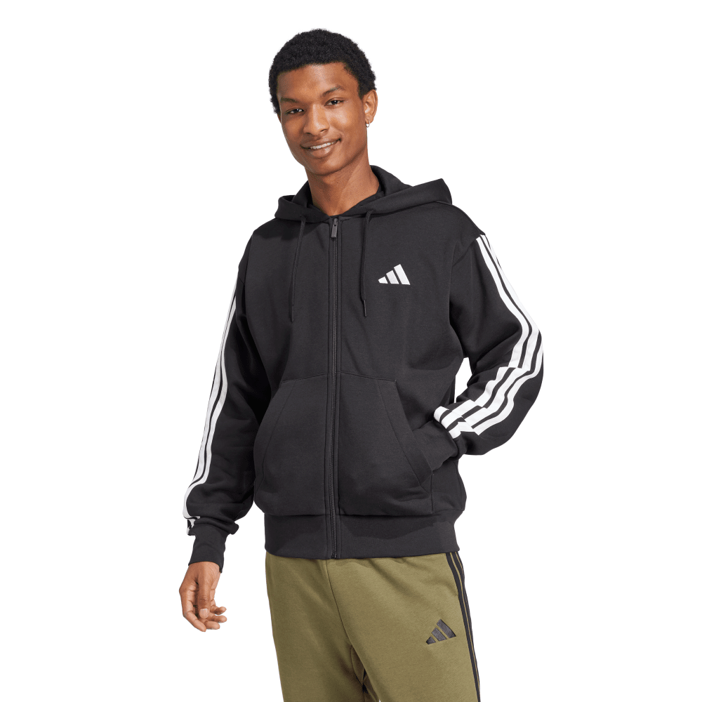 adidas Essentials 3-Stripes Men's Fleece Hoodie