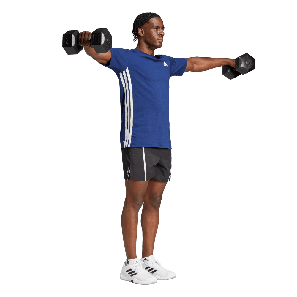 adidas Train Essentials Training Feelready 3-Stripes Men's Tee