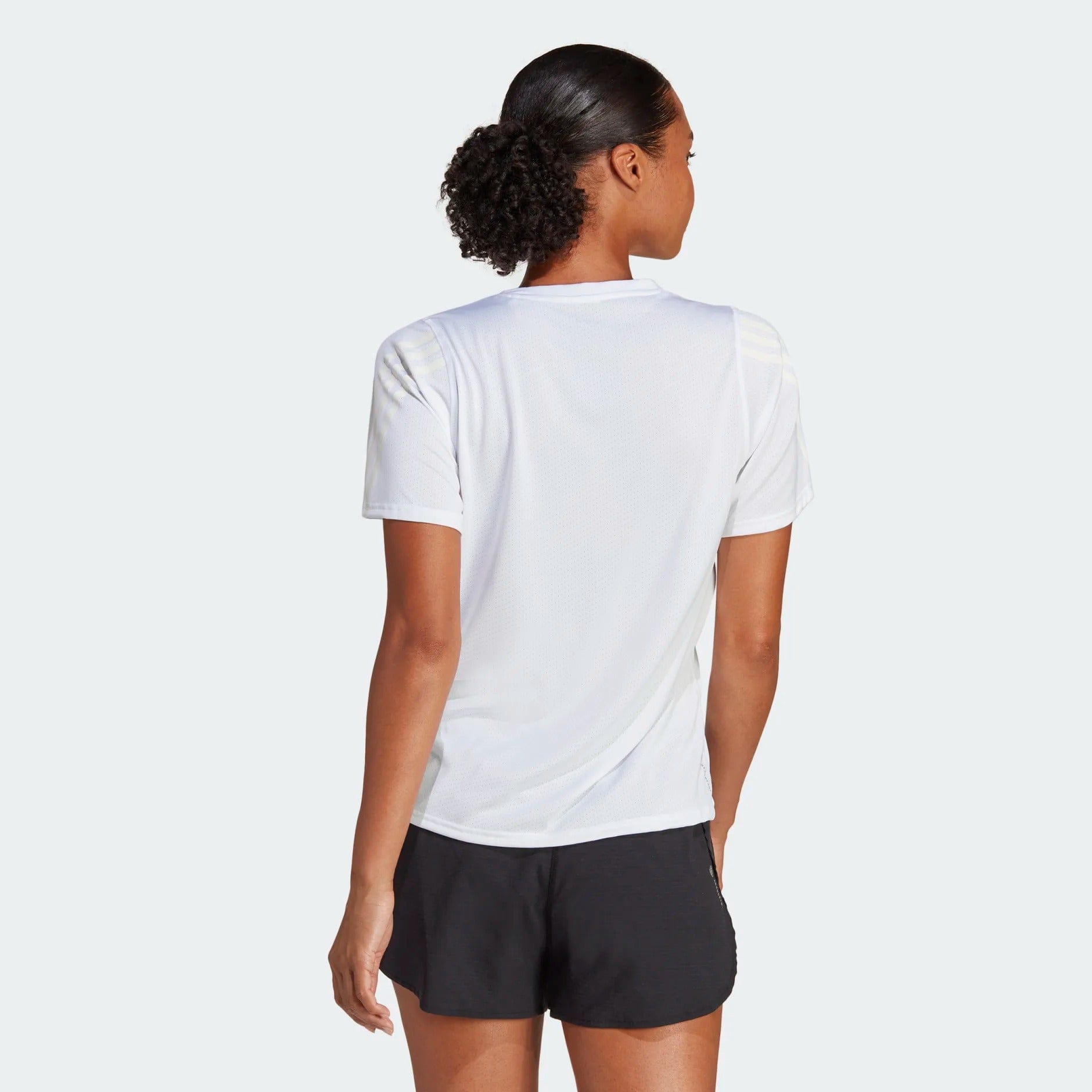adidas Run Icons 3-Stripes Low-Carbon Women's Running Tee