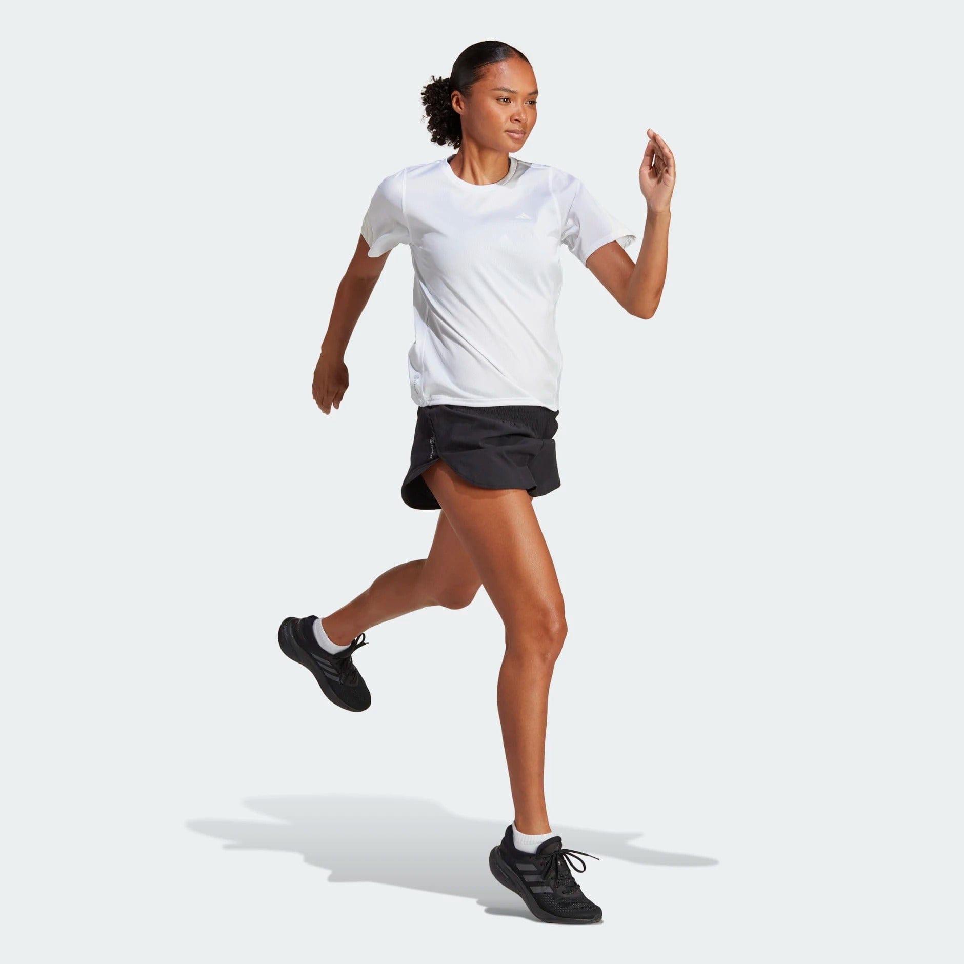 adidas Run Icons 3-Stripes Low-Carbon Women's Running Tee