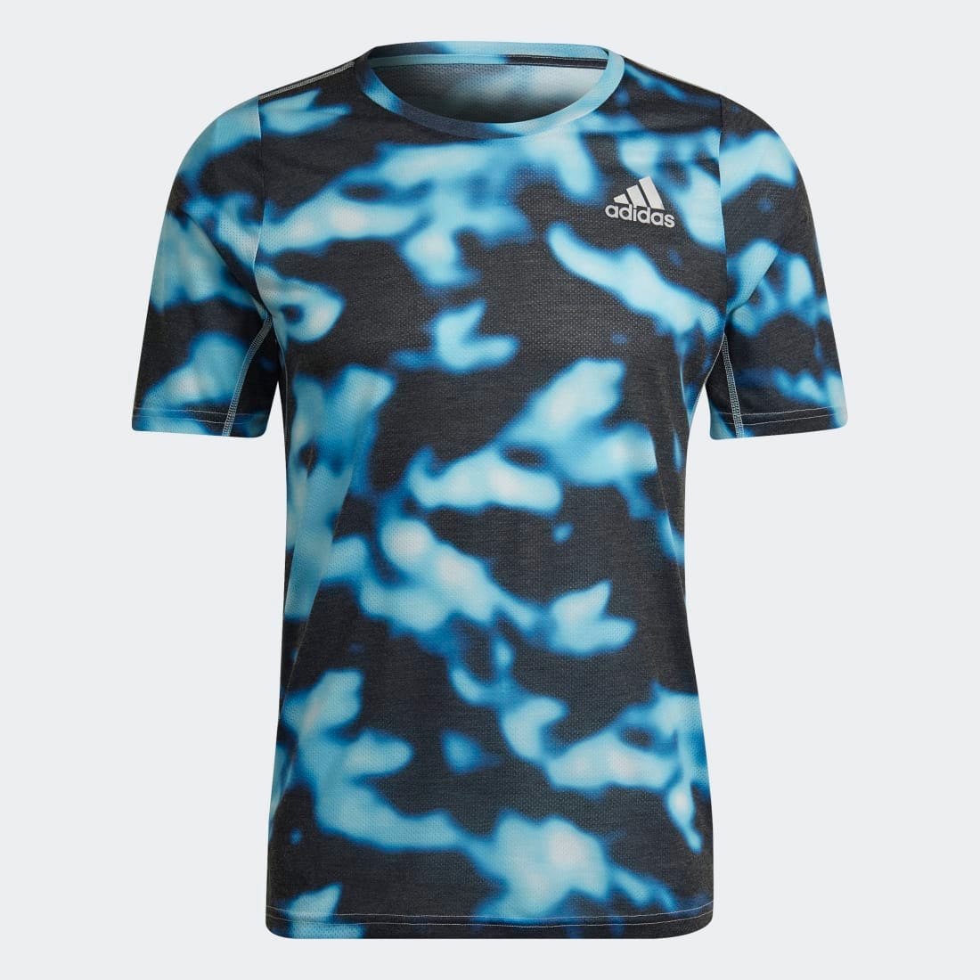 adidas Run Icons 3-Bar Allover Print Men's Tee
