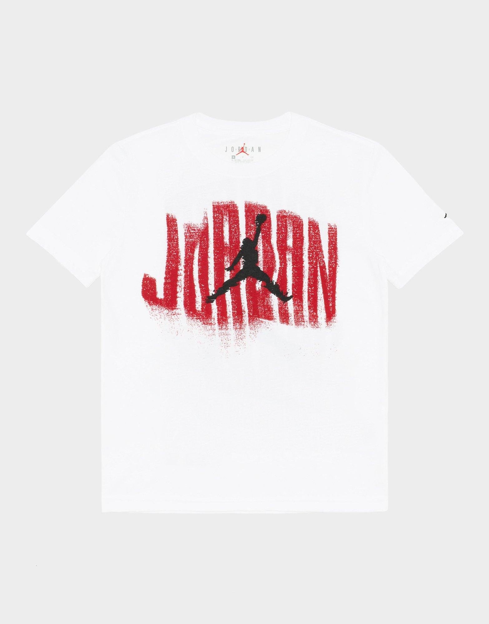 Air Jordan Distressed T-Shirt Junior's