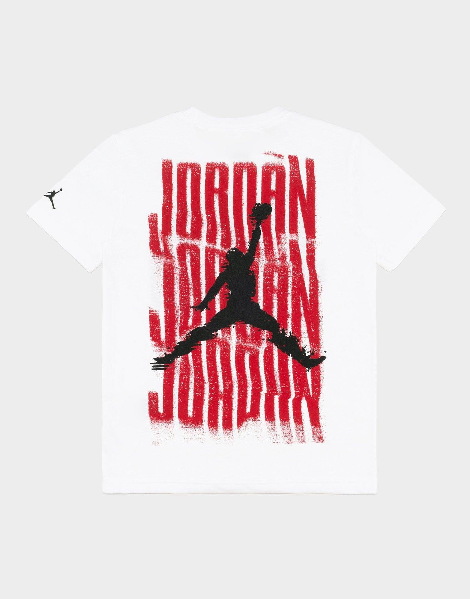 Air Jordan Distressed T-Shirt Junior's