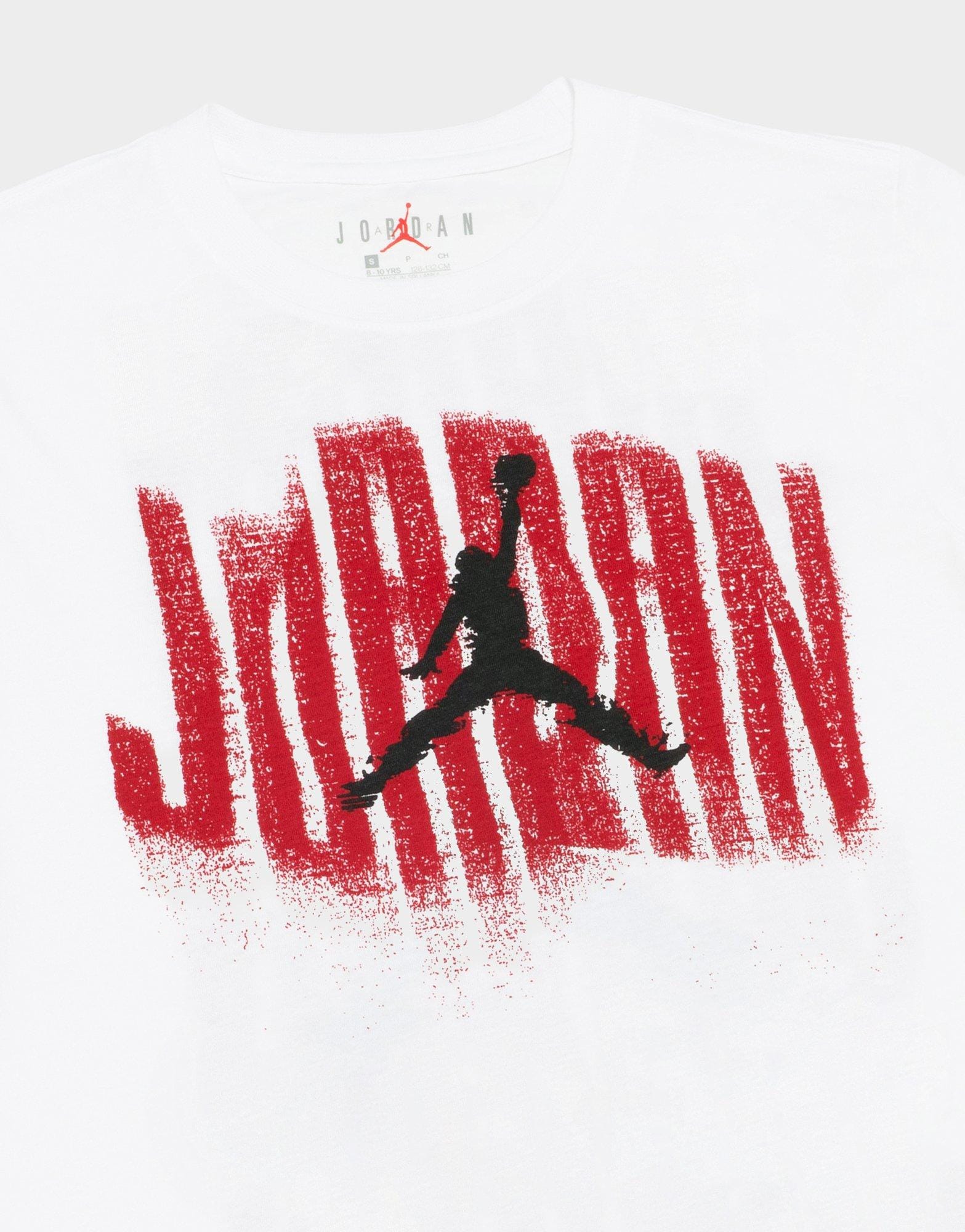 Air Jordan Distressed T-Shirt Junior's