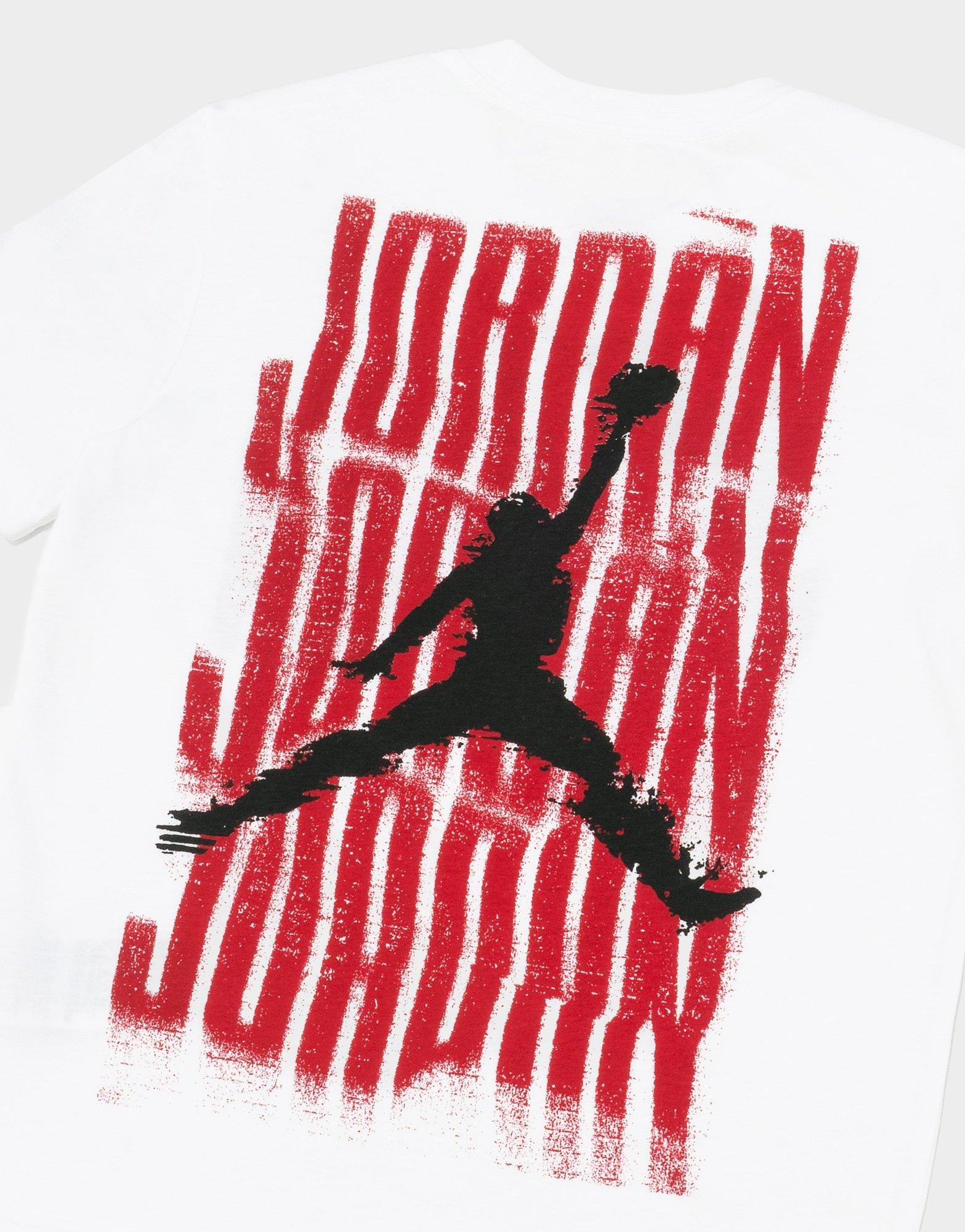 Air Jordan Distressed T-Shirt Junior's