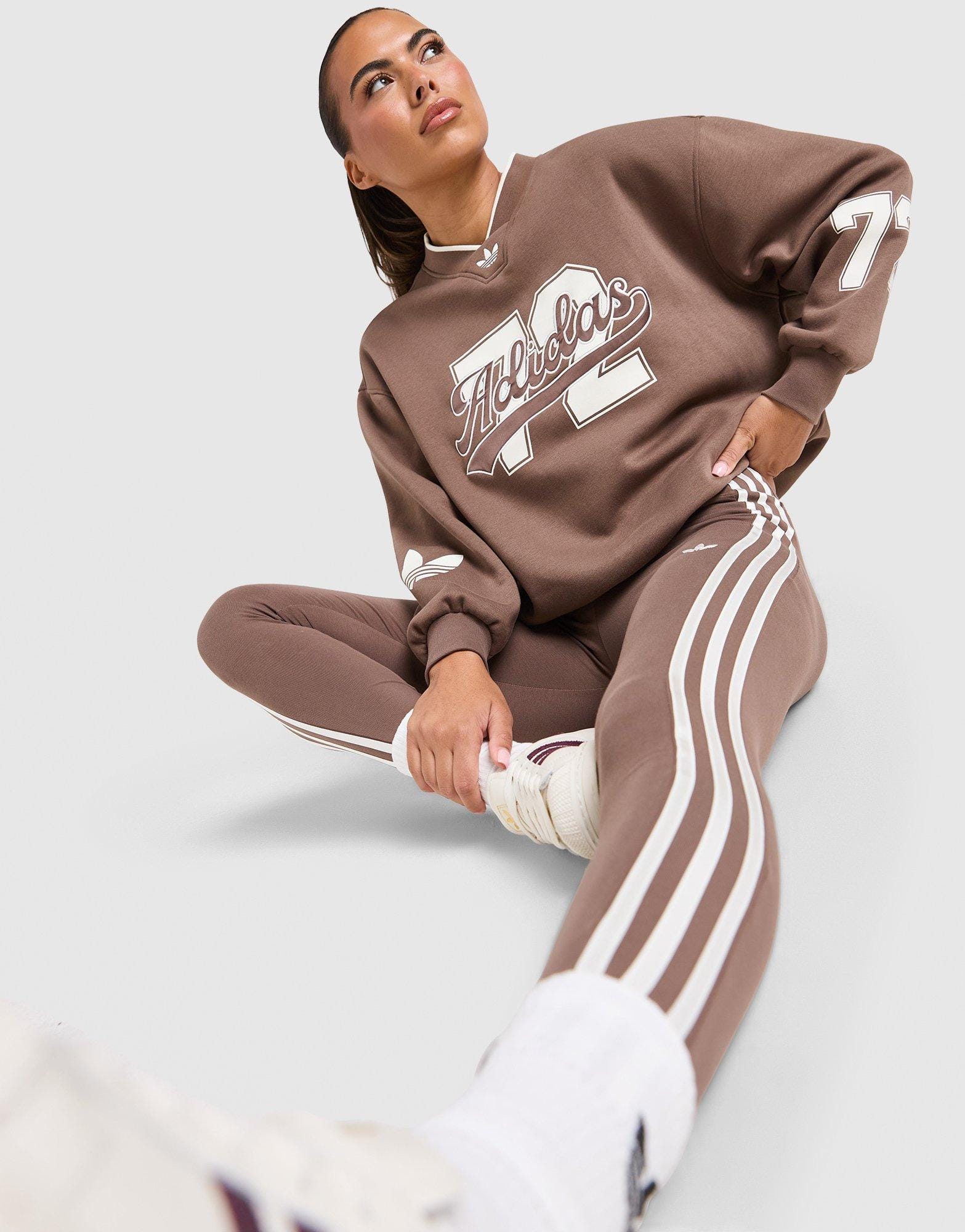 adidas Varsity V Neck Sweatshirt