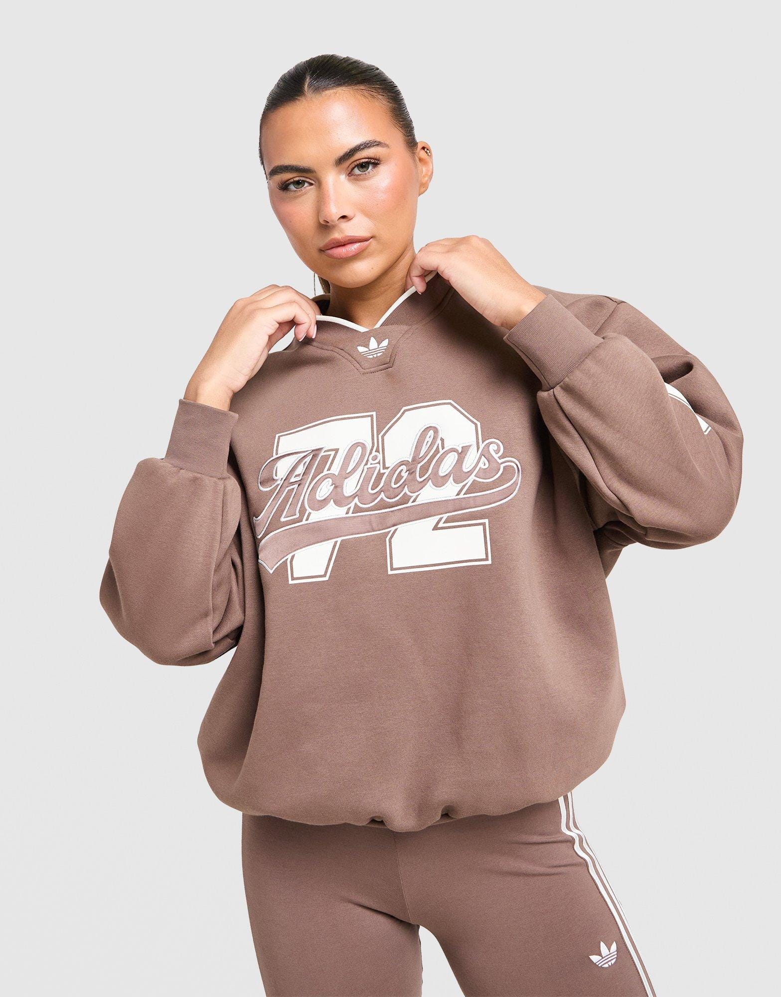 adidas Varsity V Neck Sweatshirt