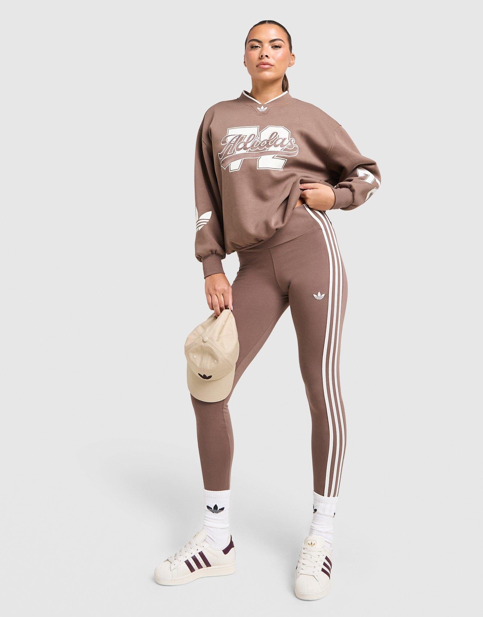 adidas Varsity V Neck Sweatshirt