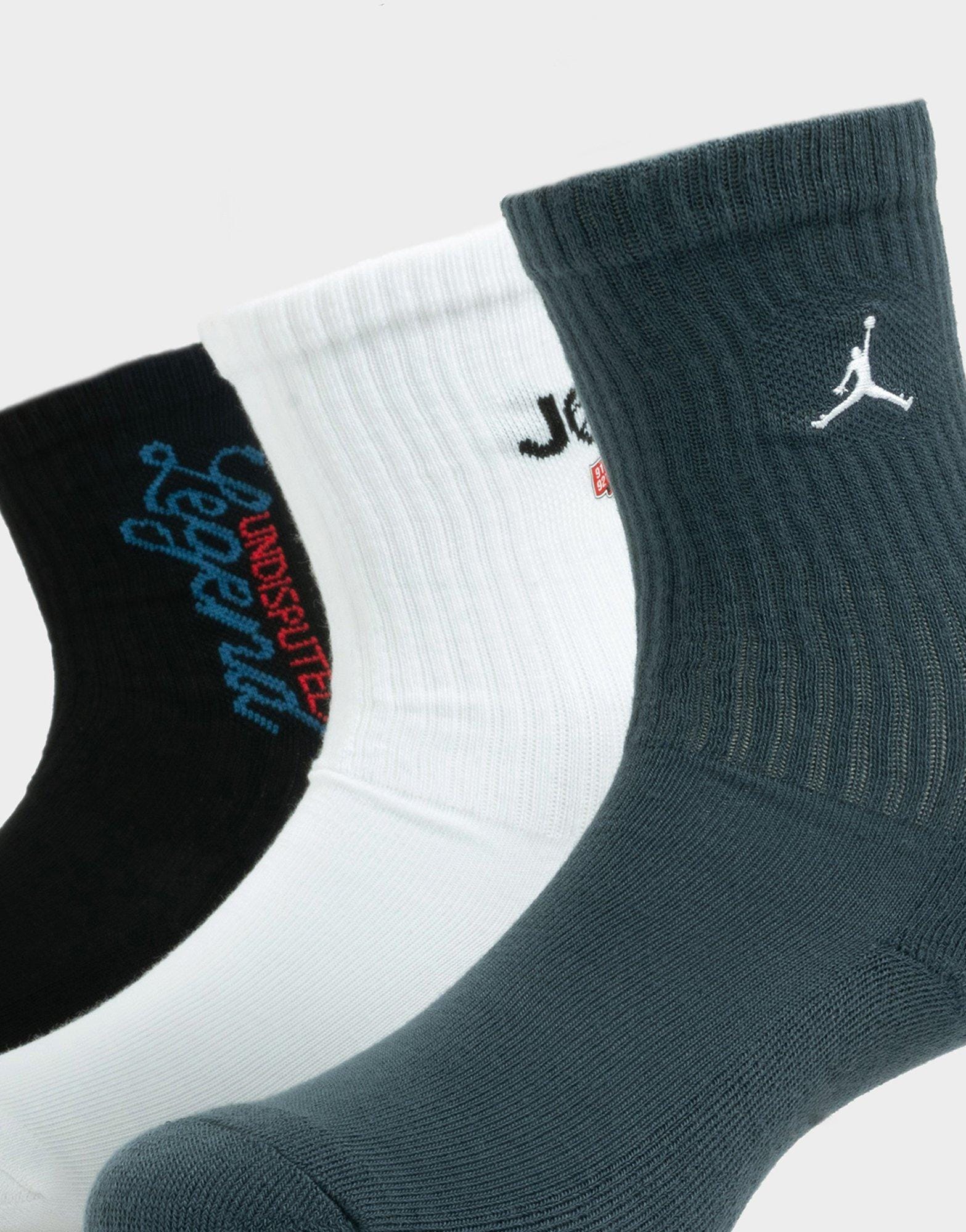 Air Jordan MJ America Socks 3 Pairs Junior's