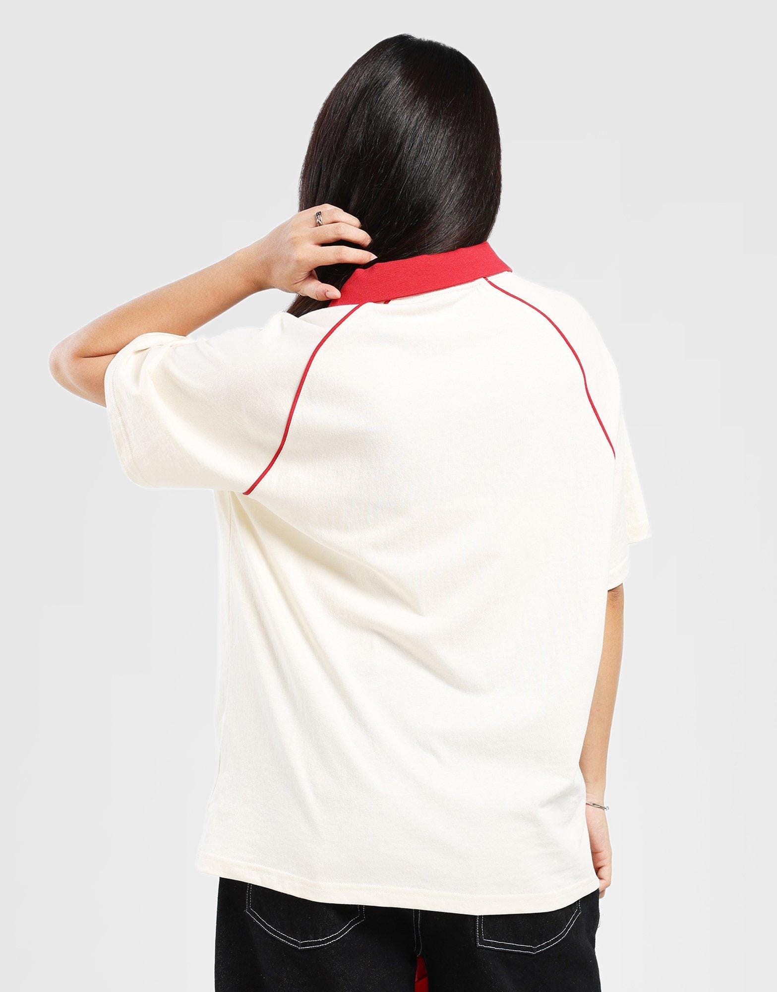 Majestic MLB New York Yankees V-Neck Oversized Polo Jersey