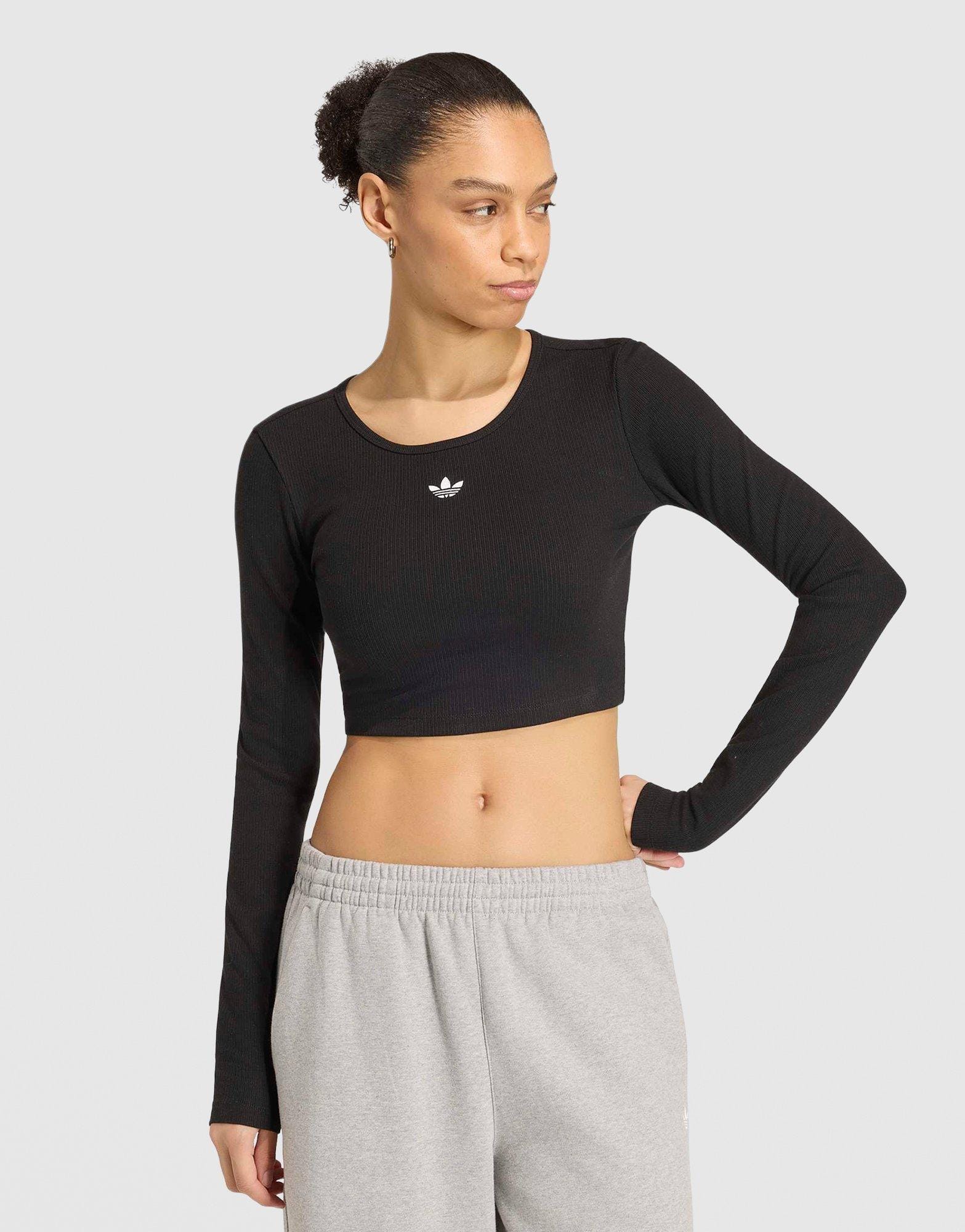 adidas Essentials Rib Cropped T-Shirt