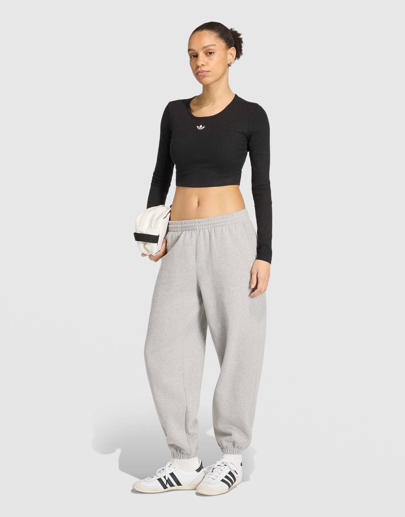 adidas Essentials Rib Cropped T-Shirt