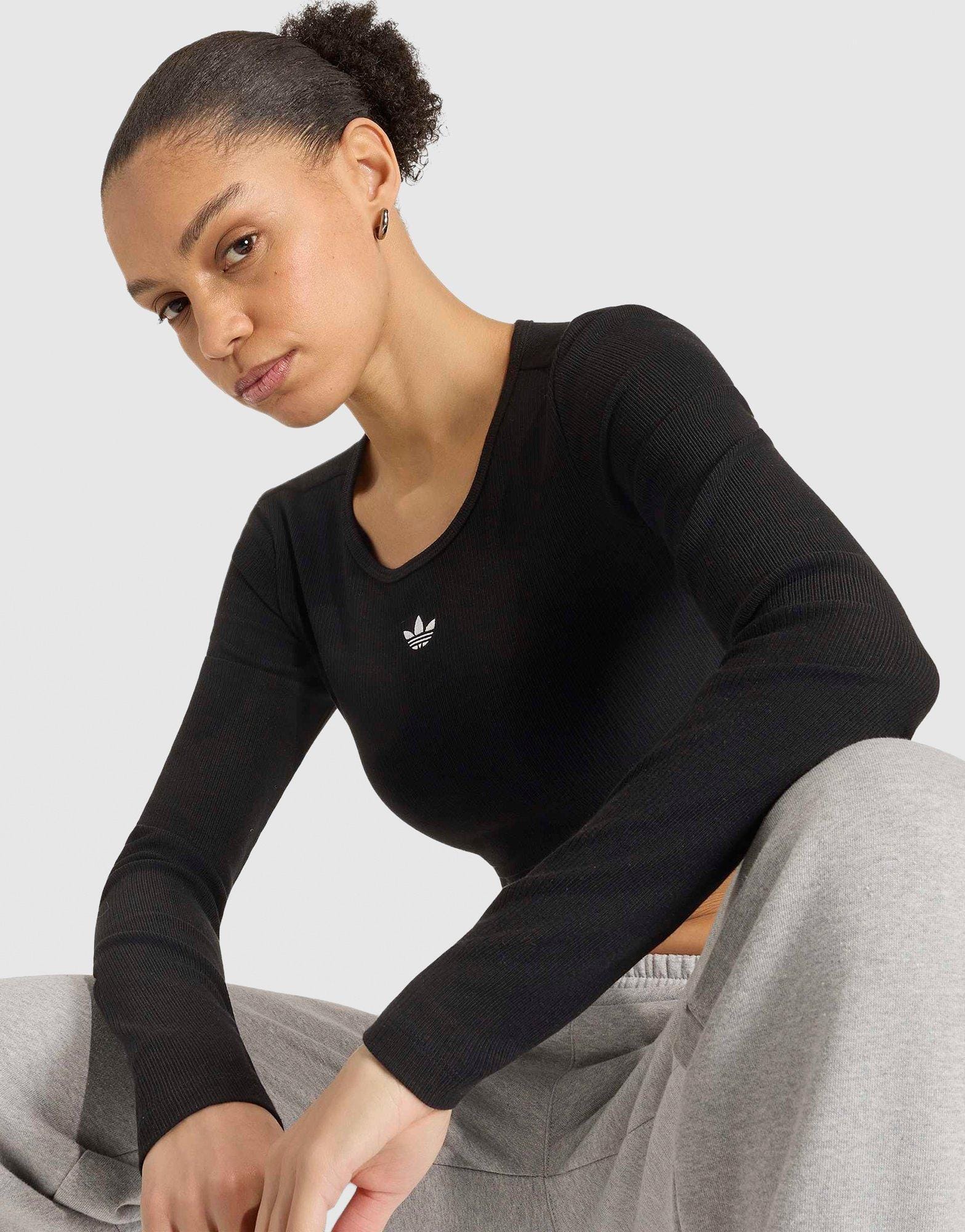 adidas Essentials Rib Cropped T-Shirt