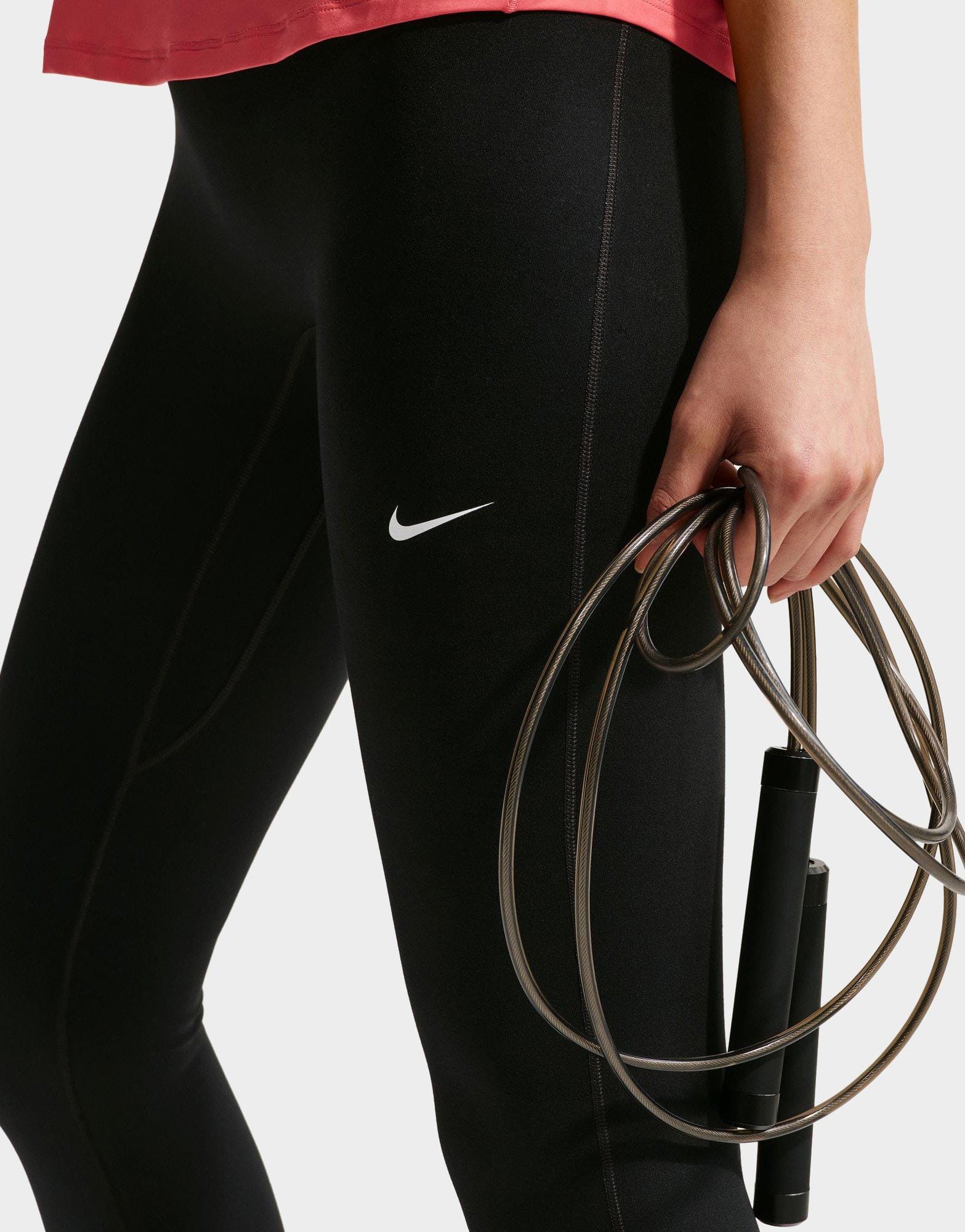 Nike One Seamless Front High-Waisted Full-Length Leggings