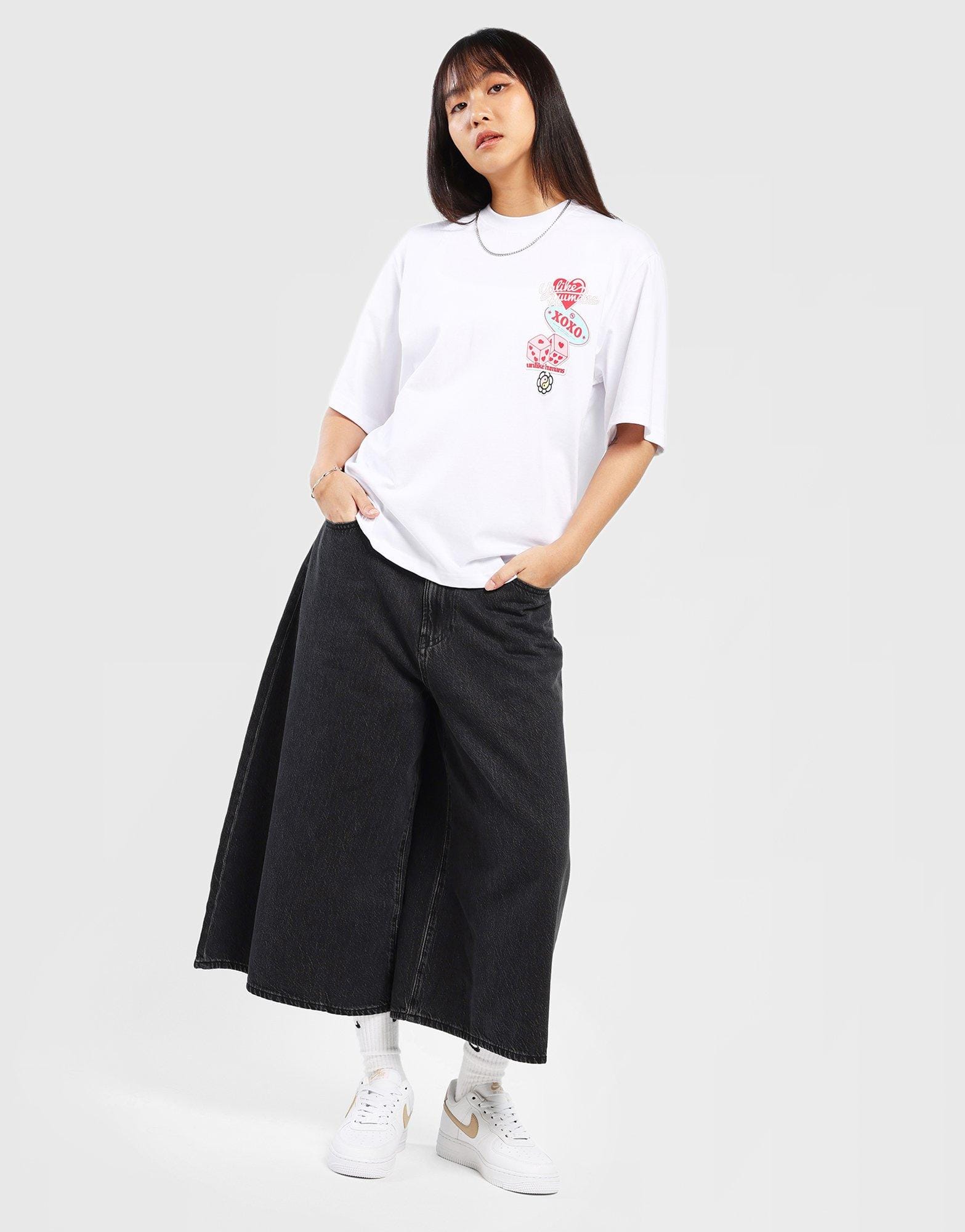 Unlike Humans Patch Boxy T-Shirt