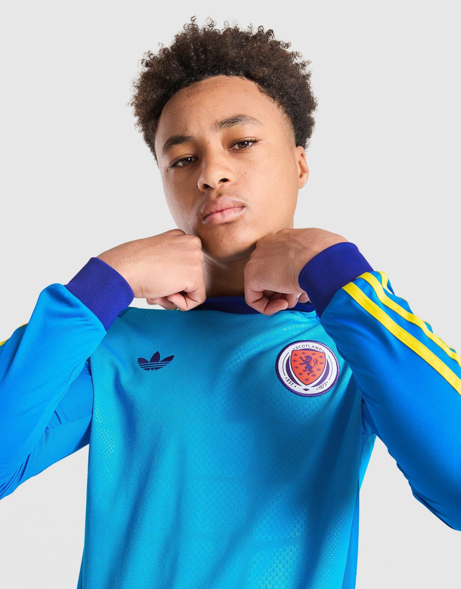 adidas Scotland 2026 Long Sleeve Goalkeeper Shirt Junior