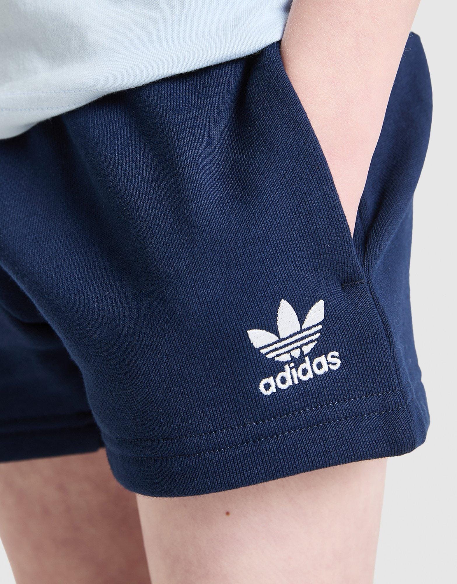 adidas Trefoil Essential T-Shirt/Shorts Set Children