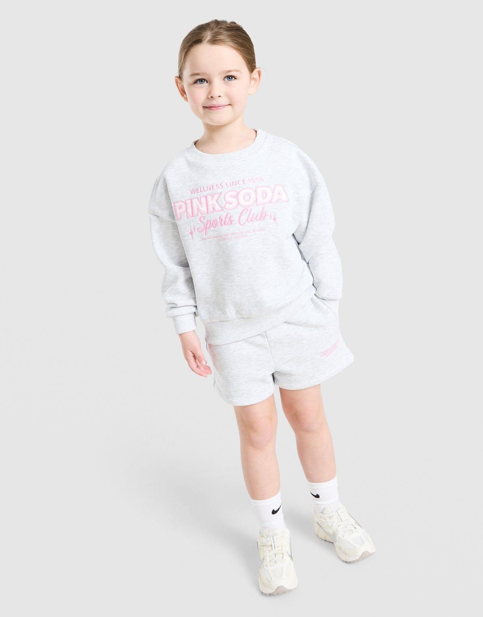 Pink Soda Sport Girls' Holiday Crew Sweatshirt Set Junior's