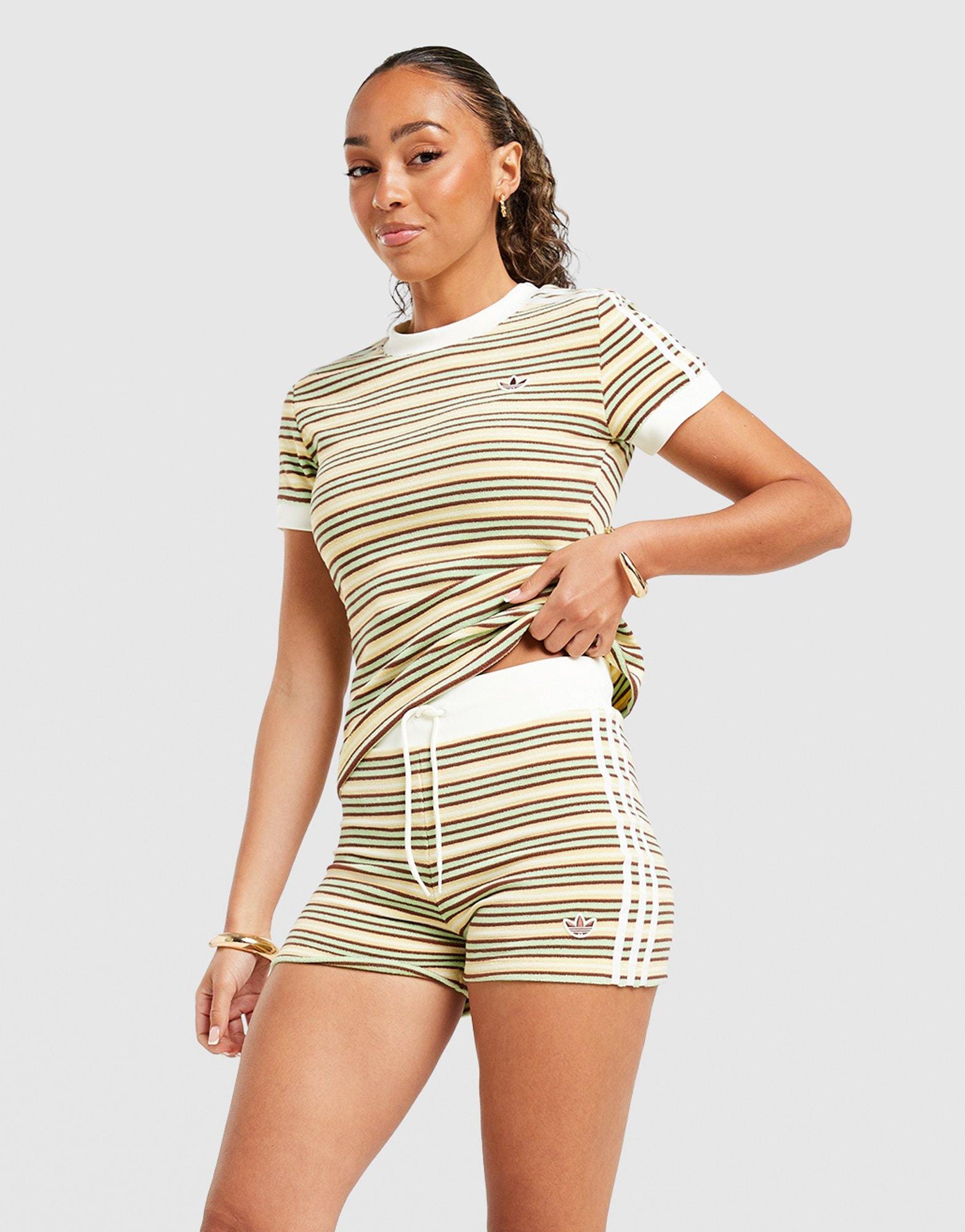 adidas Towel Stripe Slim T-Shirt