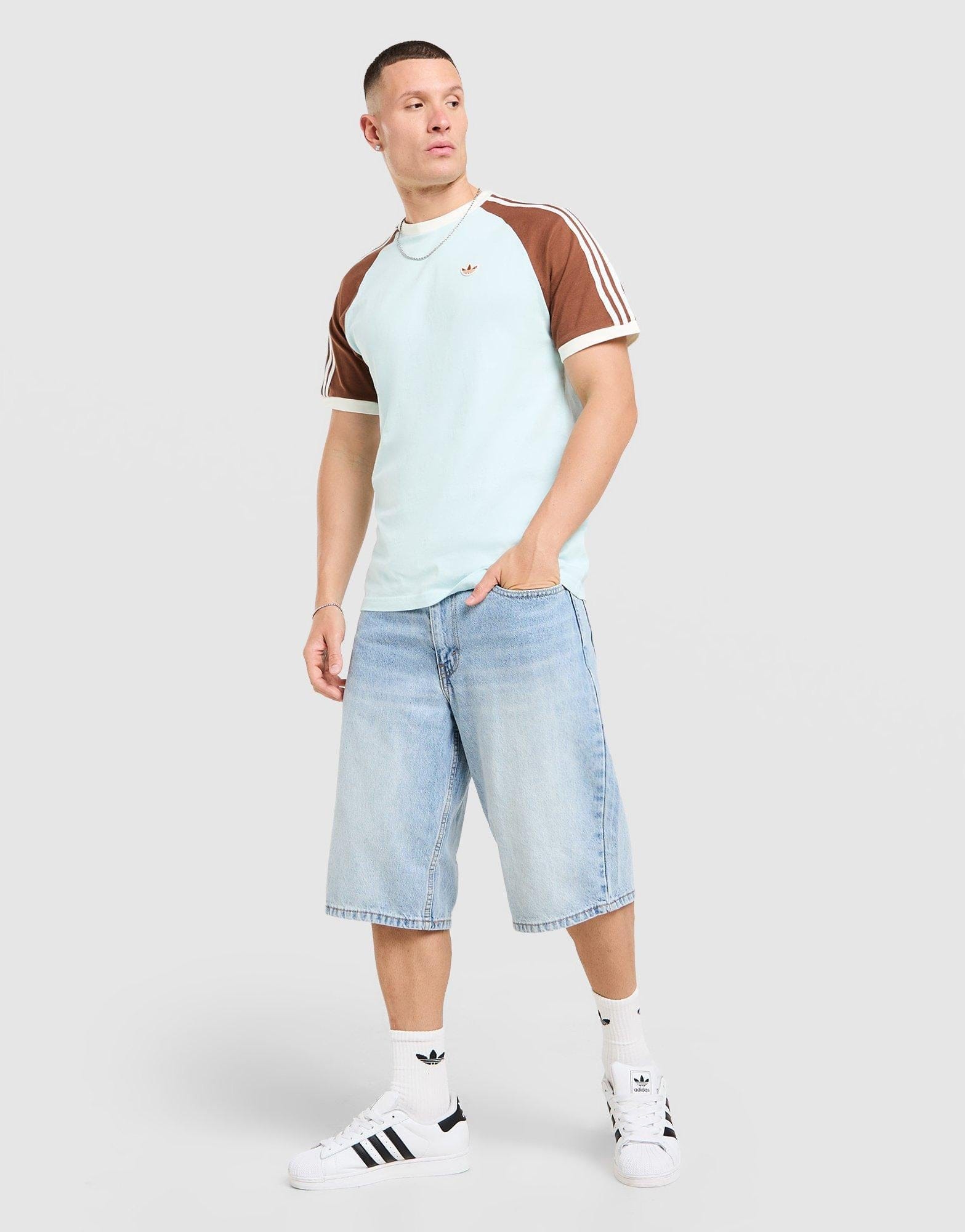 adidas Colour Block Cali T-Shirt