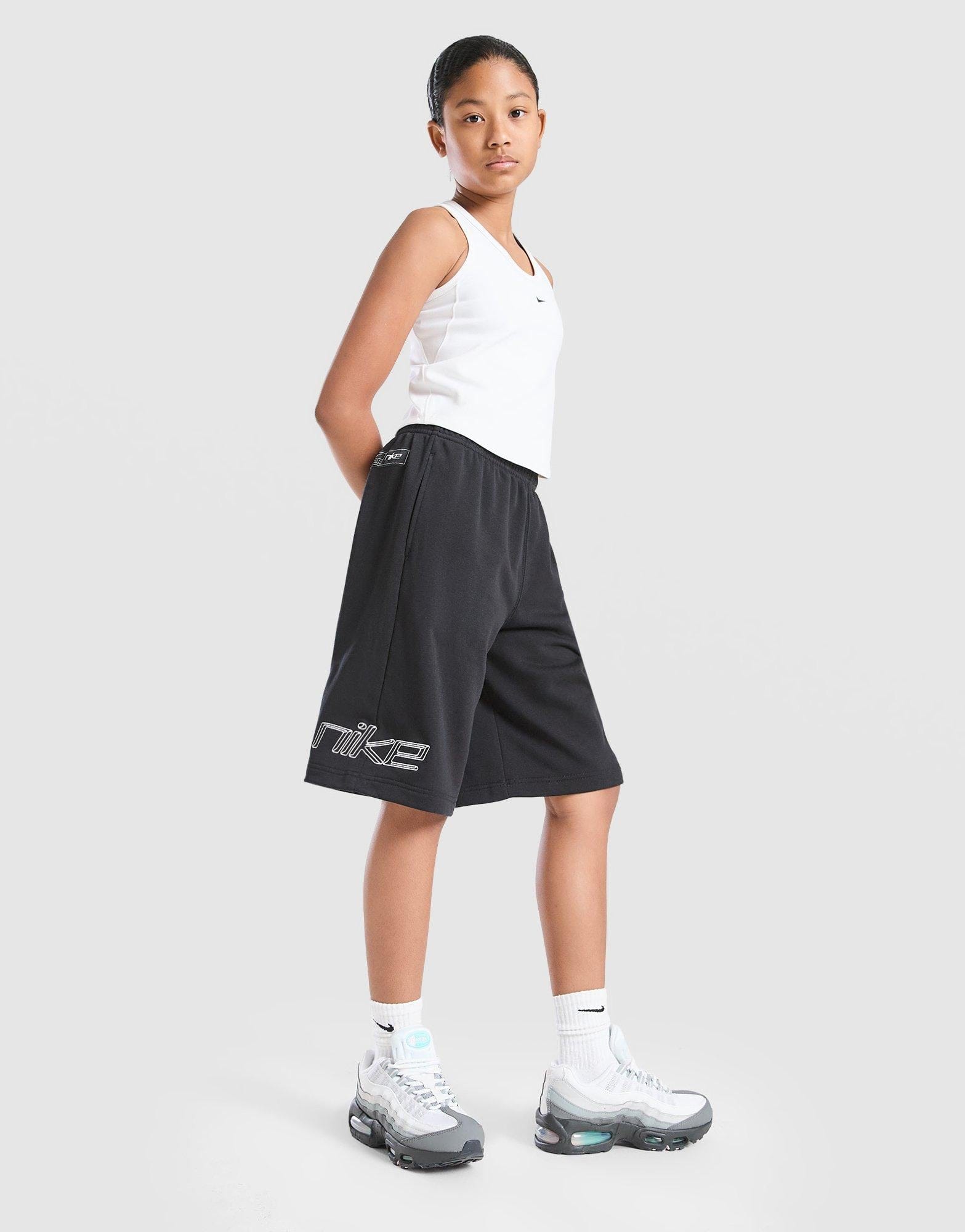 Nike Girls' Baggy Fleece Shorts Junior