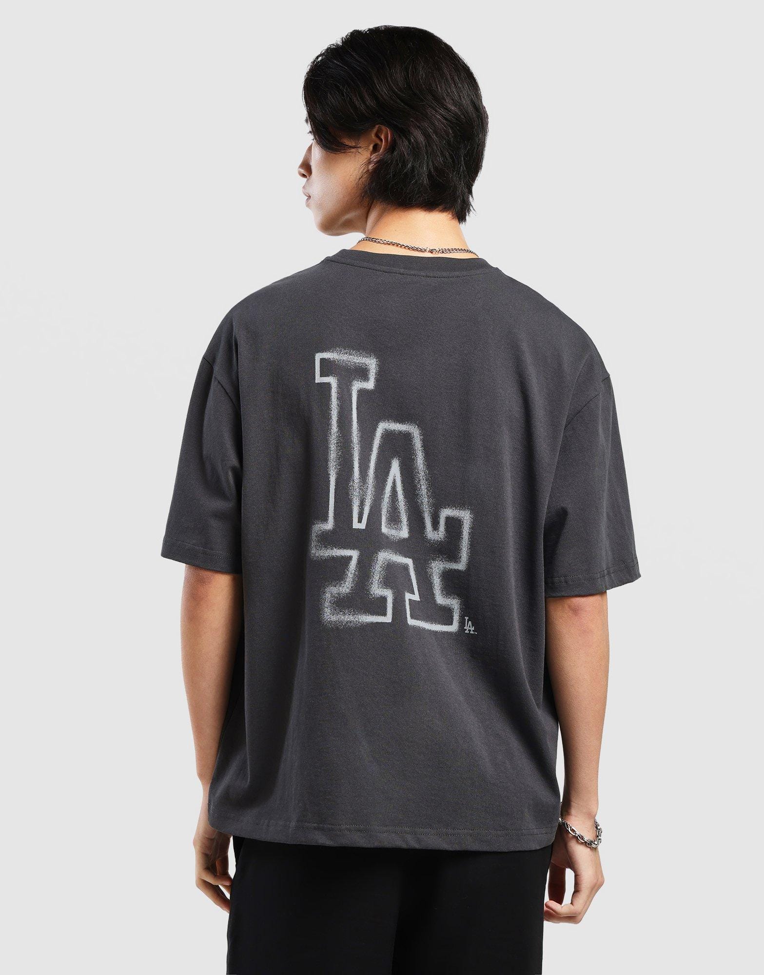 Majestic LA Spray Print Box T-Shirt