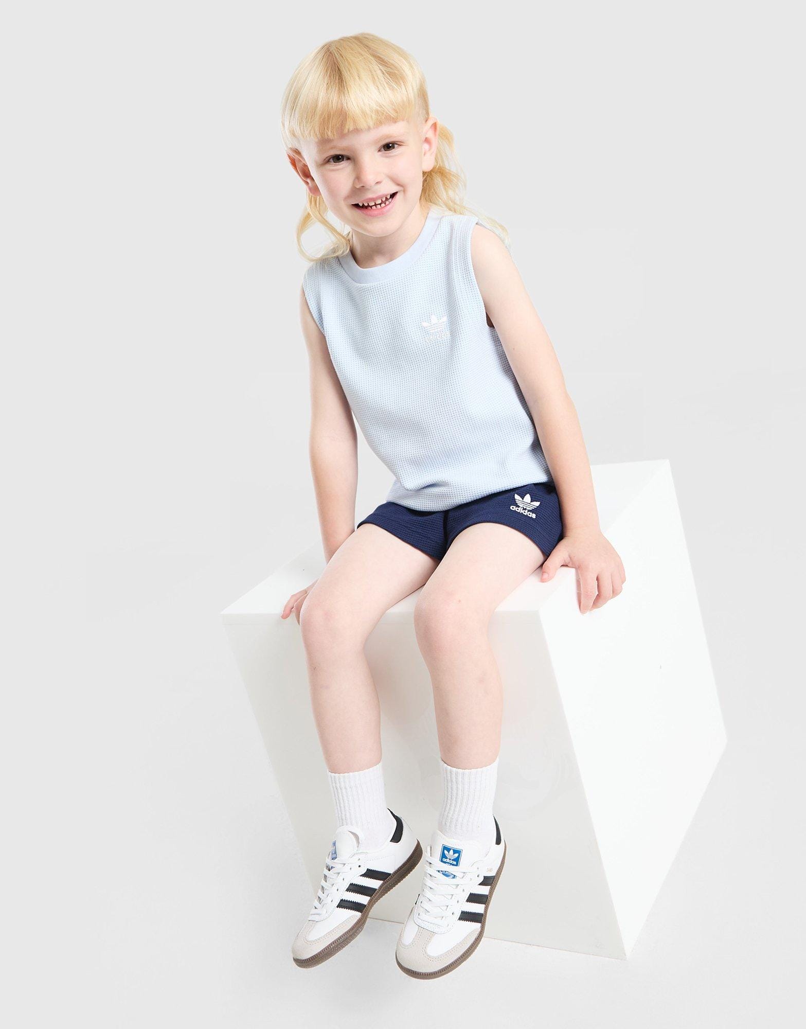 adidas Waffle Tank Top/Shorts Set Children
