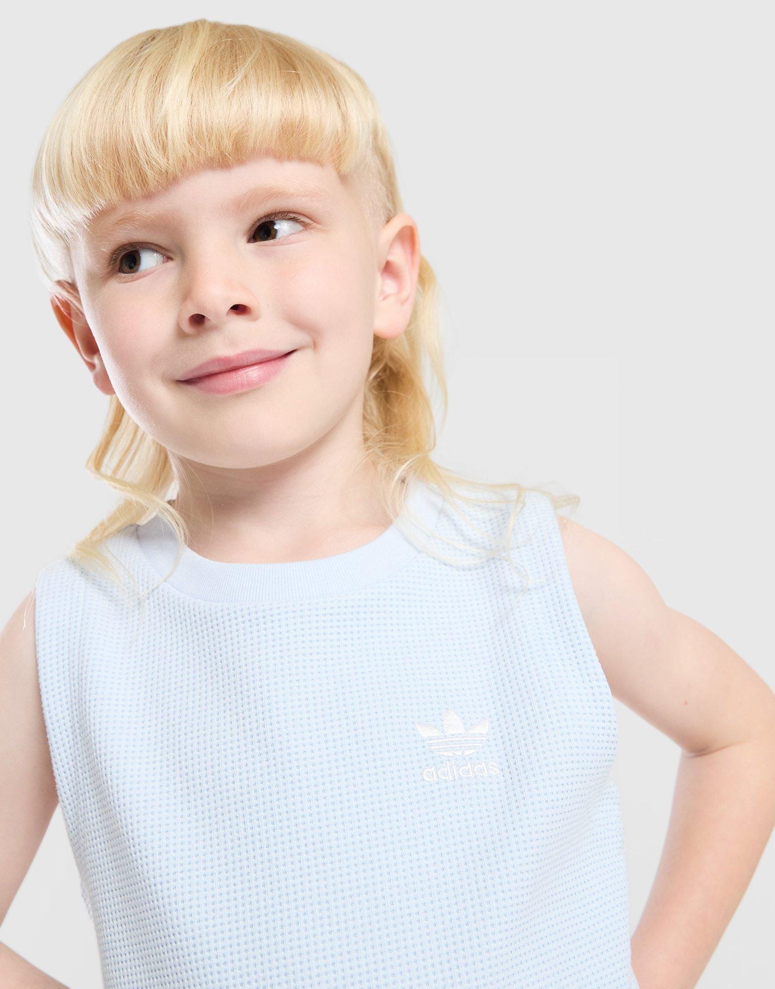 adidas Waffle Tank Top/Shorts Set Children