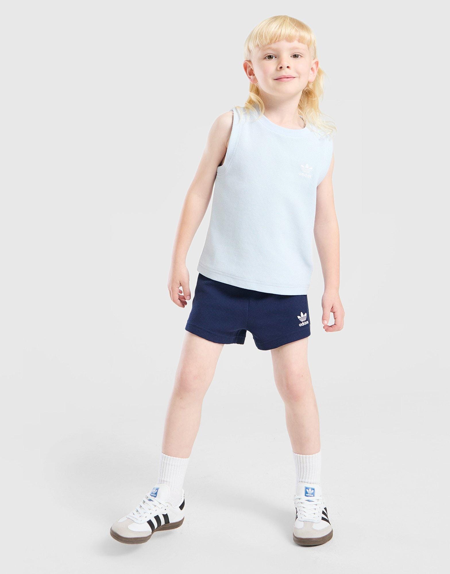 adidas Waffle Tank Top/Shorts Set Children