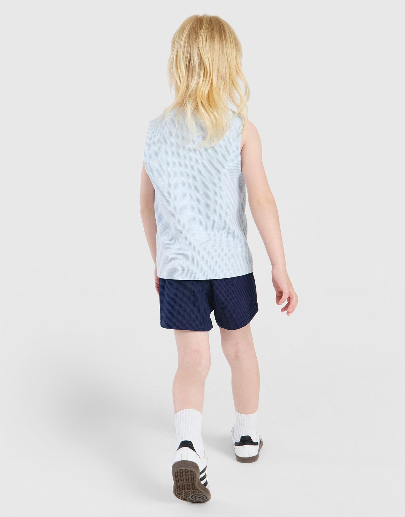 adidas Waffle Tank Top/Shorts Set Children