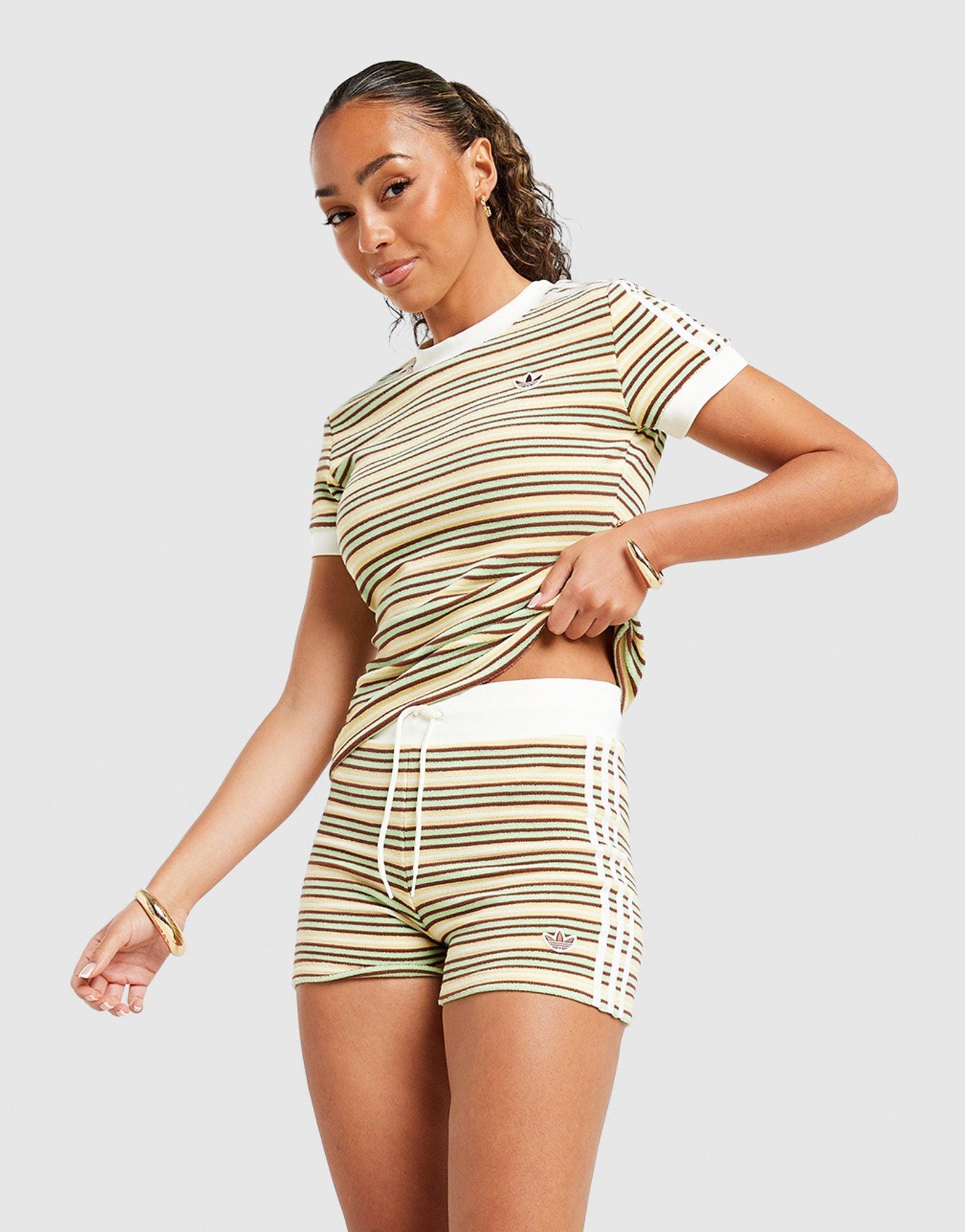 adidas Towel Stripe Micro Shorts