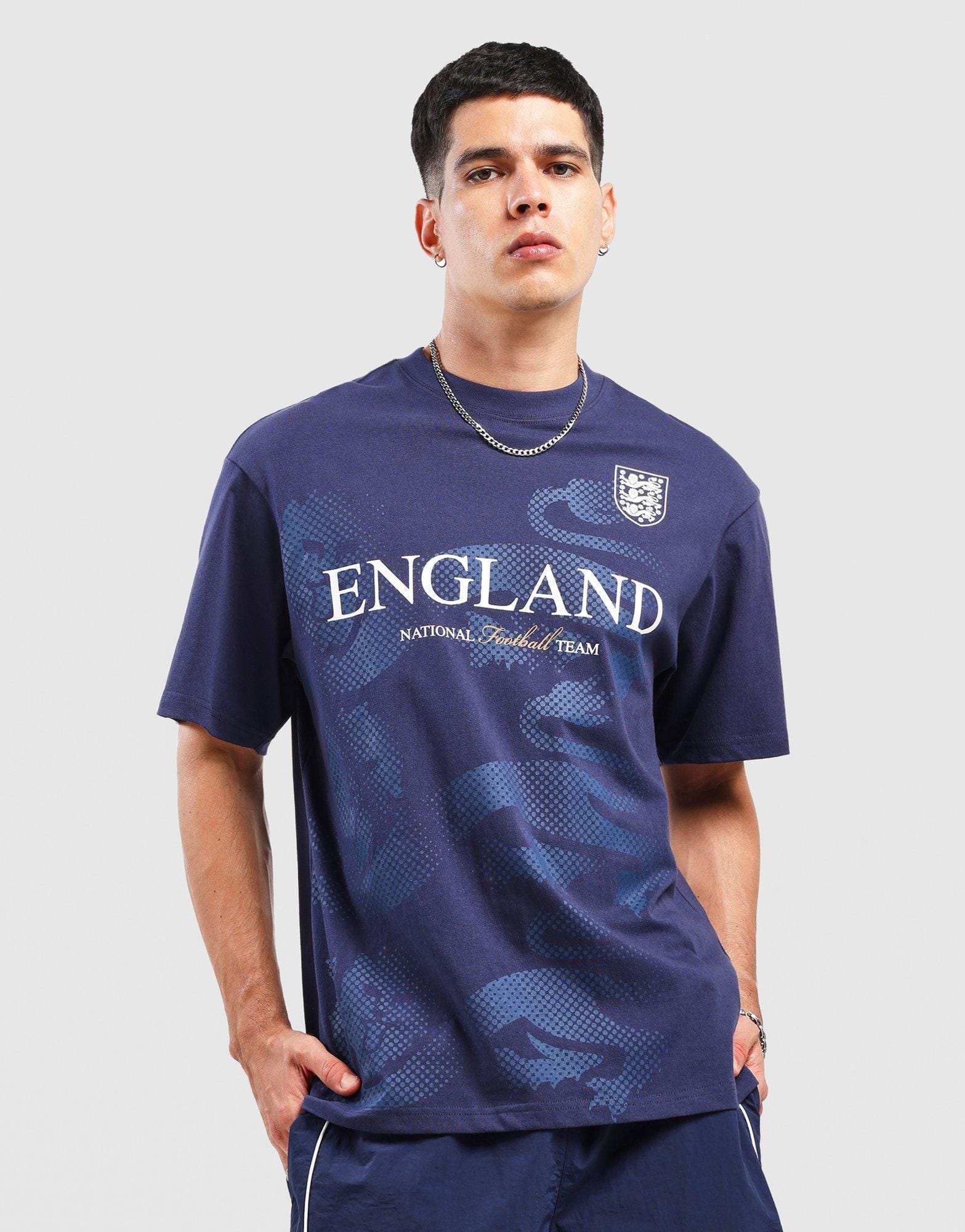 Majestic England Graphic T-Shirt