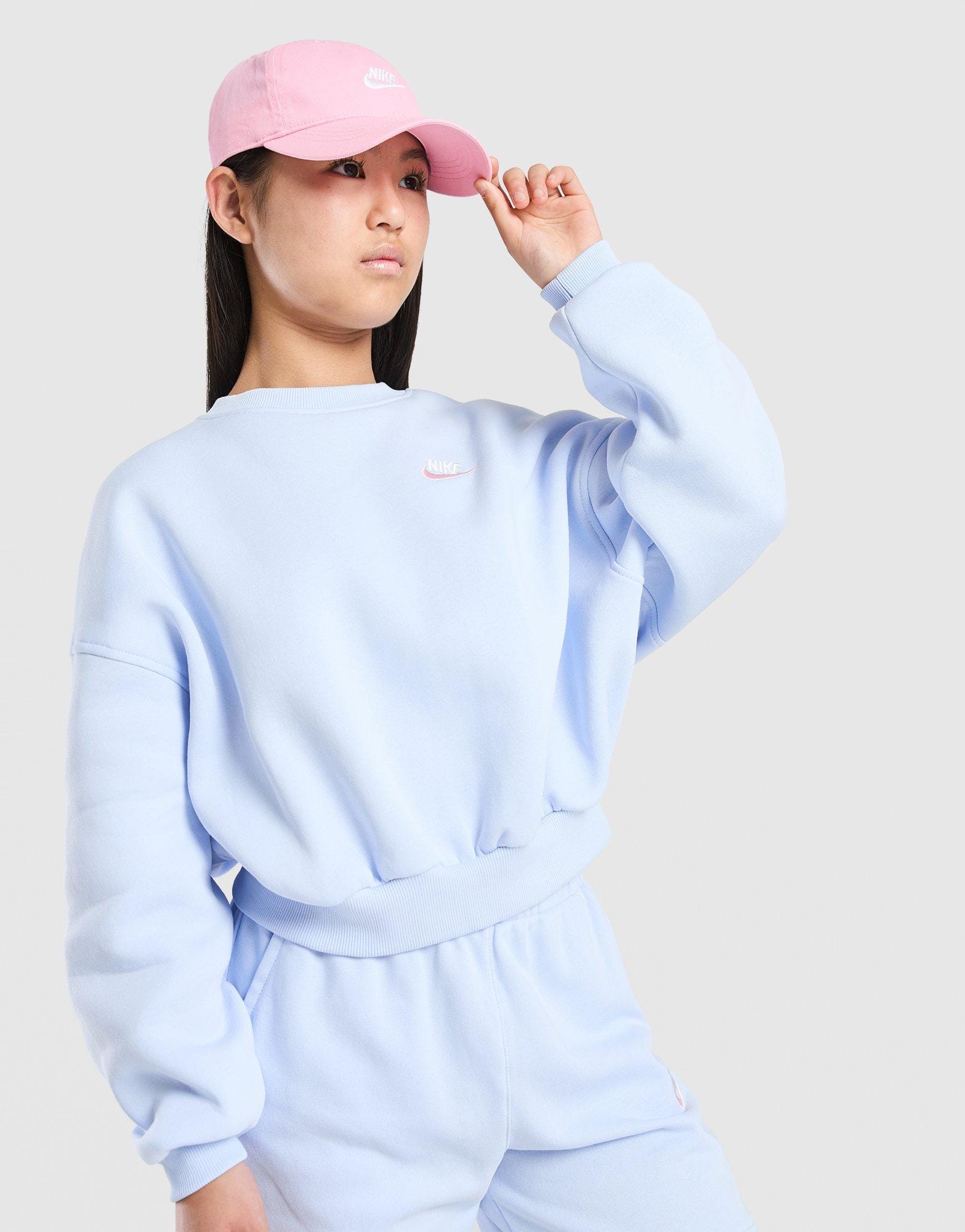 Nike Girls' Dual Tone Crew Sweatshirt Junior