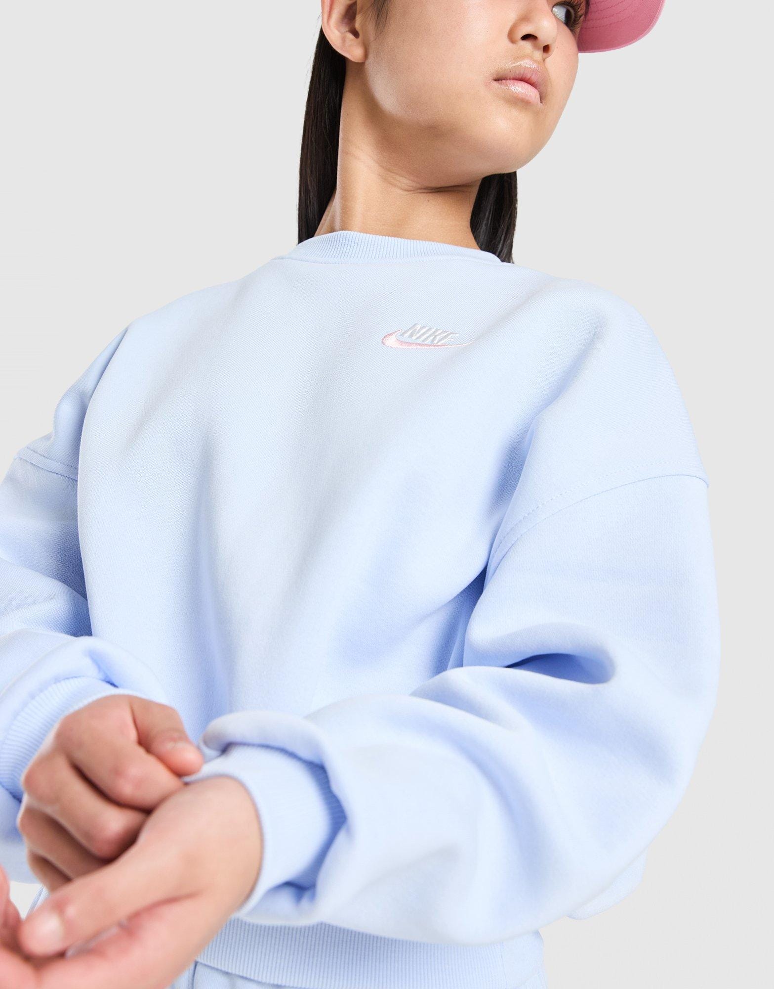 Nike Girls' Dual Tone Crew Sweatshirt Junior