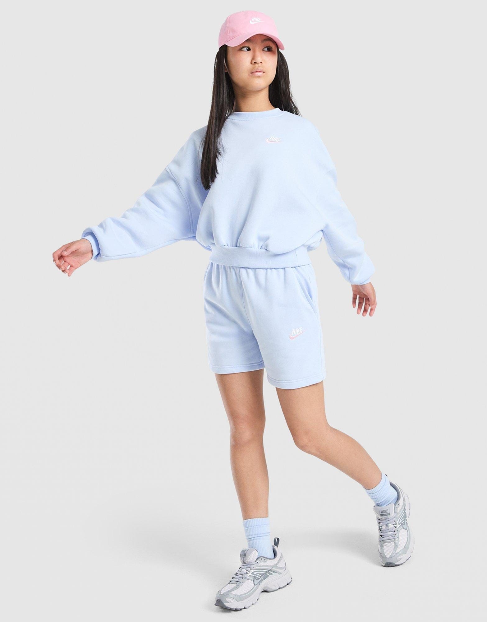 Nike Girls' Dual Tone Crew Sweatshirt Junior