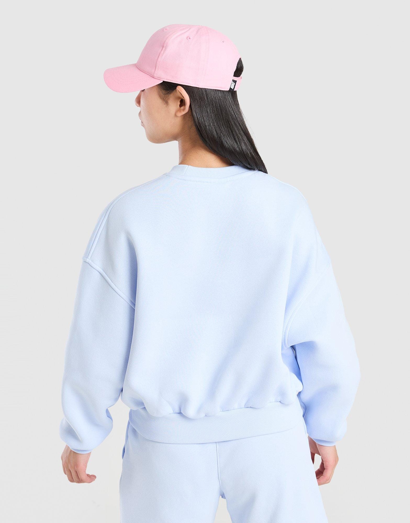 Nike Girls' Dual Tone Crew Sweatshirt Junior